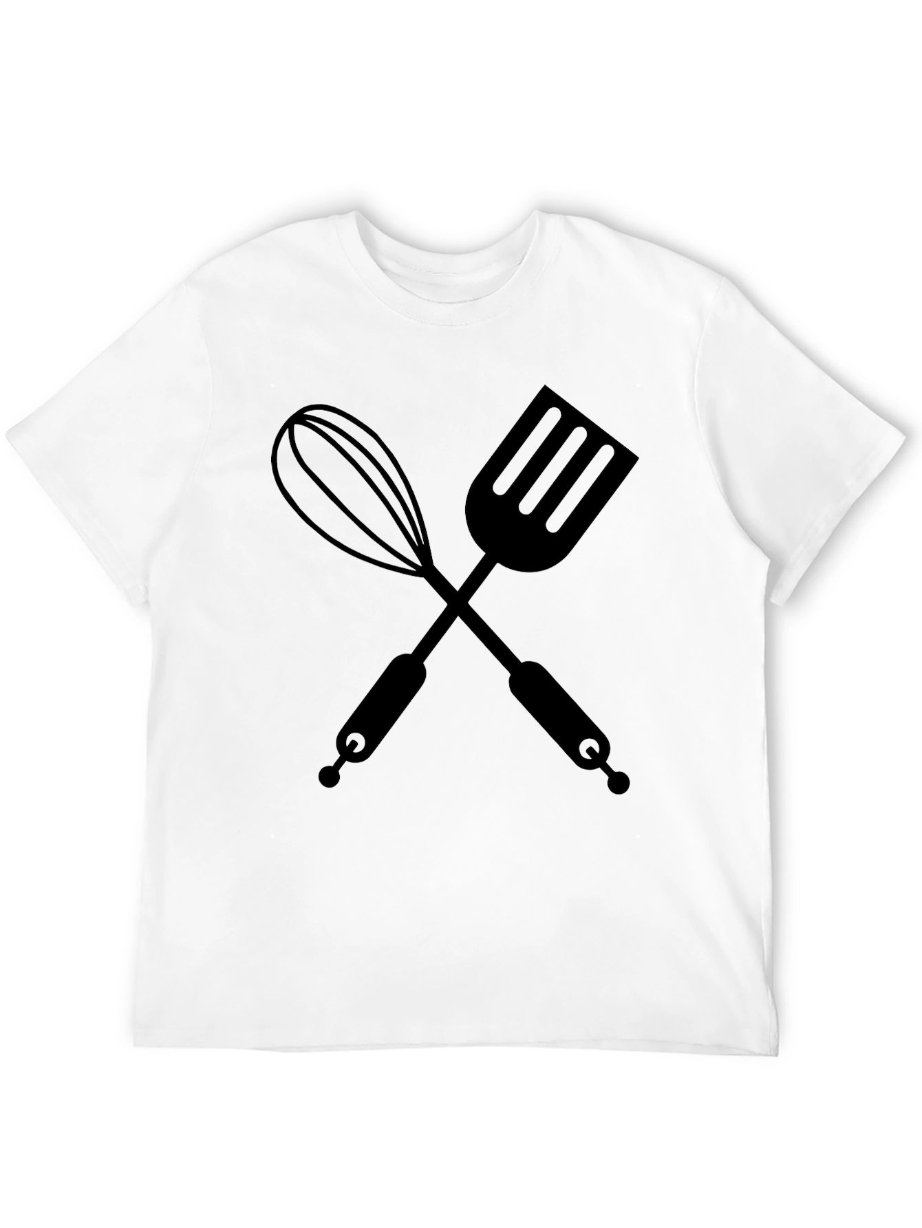 Chefs Tools T-Shirt - Whisk & Spatula Graphic Tee