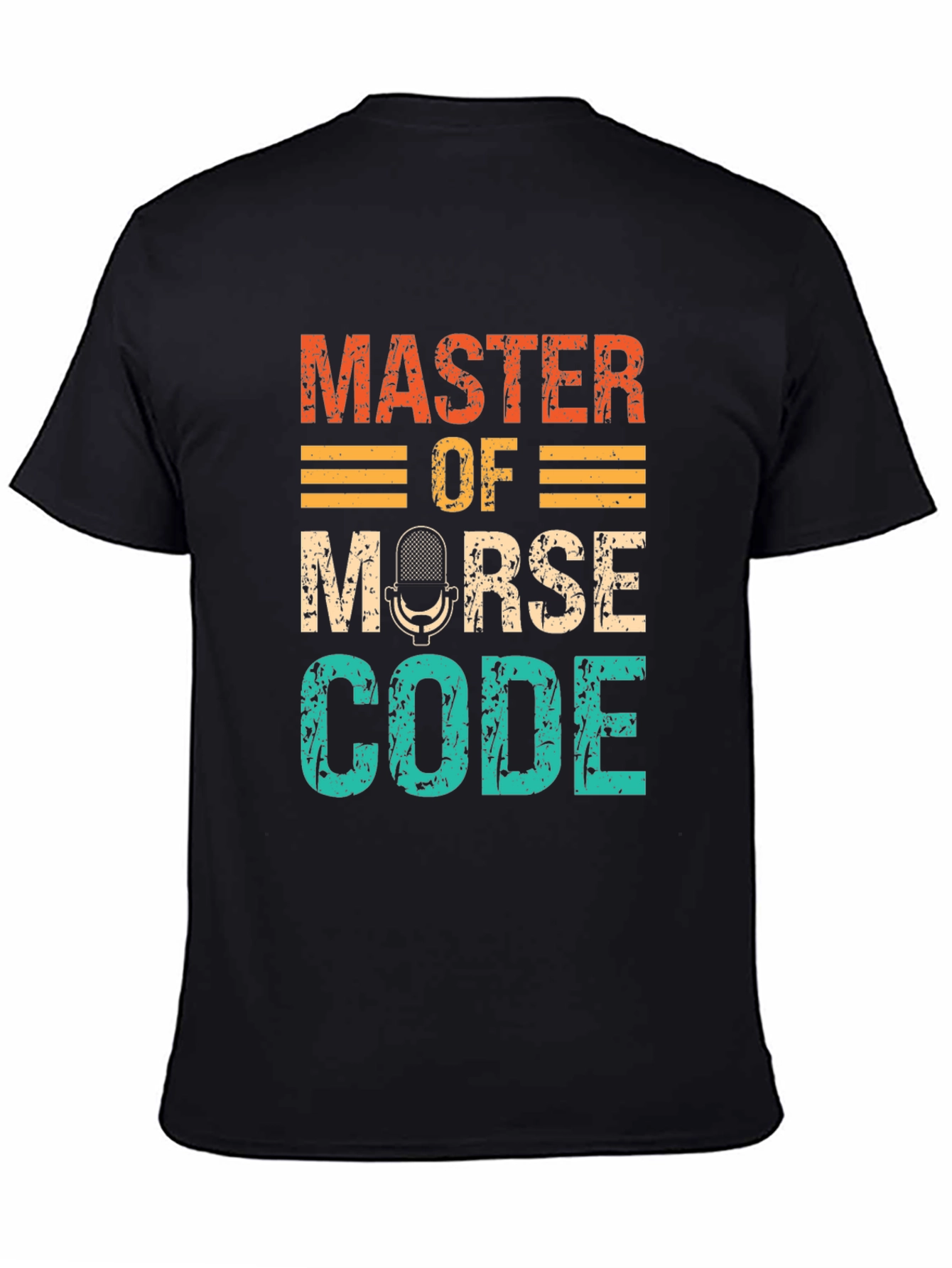 Master of Morse Code T-Shirt Retro Design