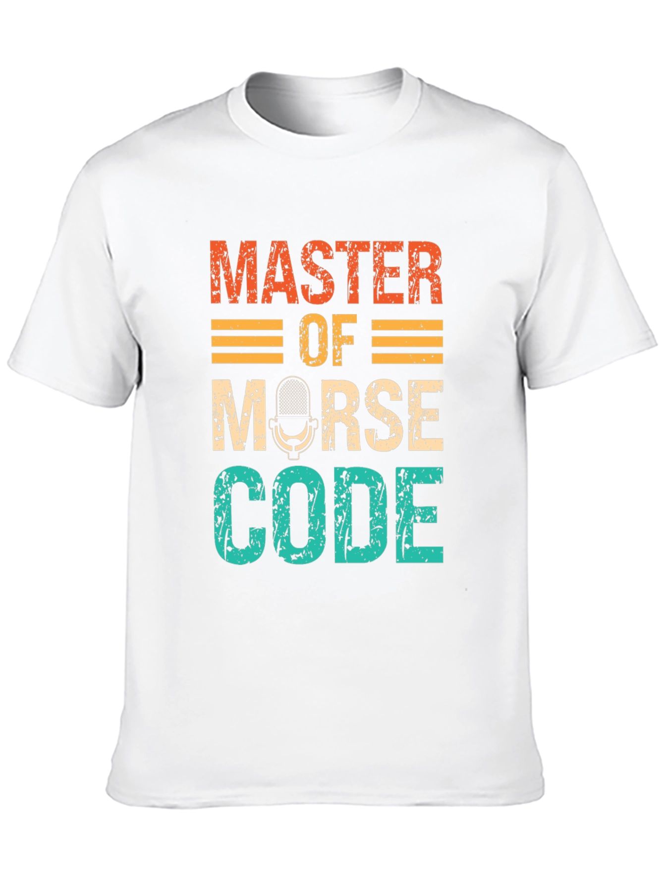Master of Morse Code T-Shirt Retro Design