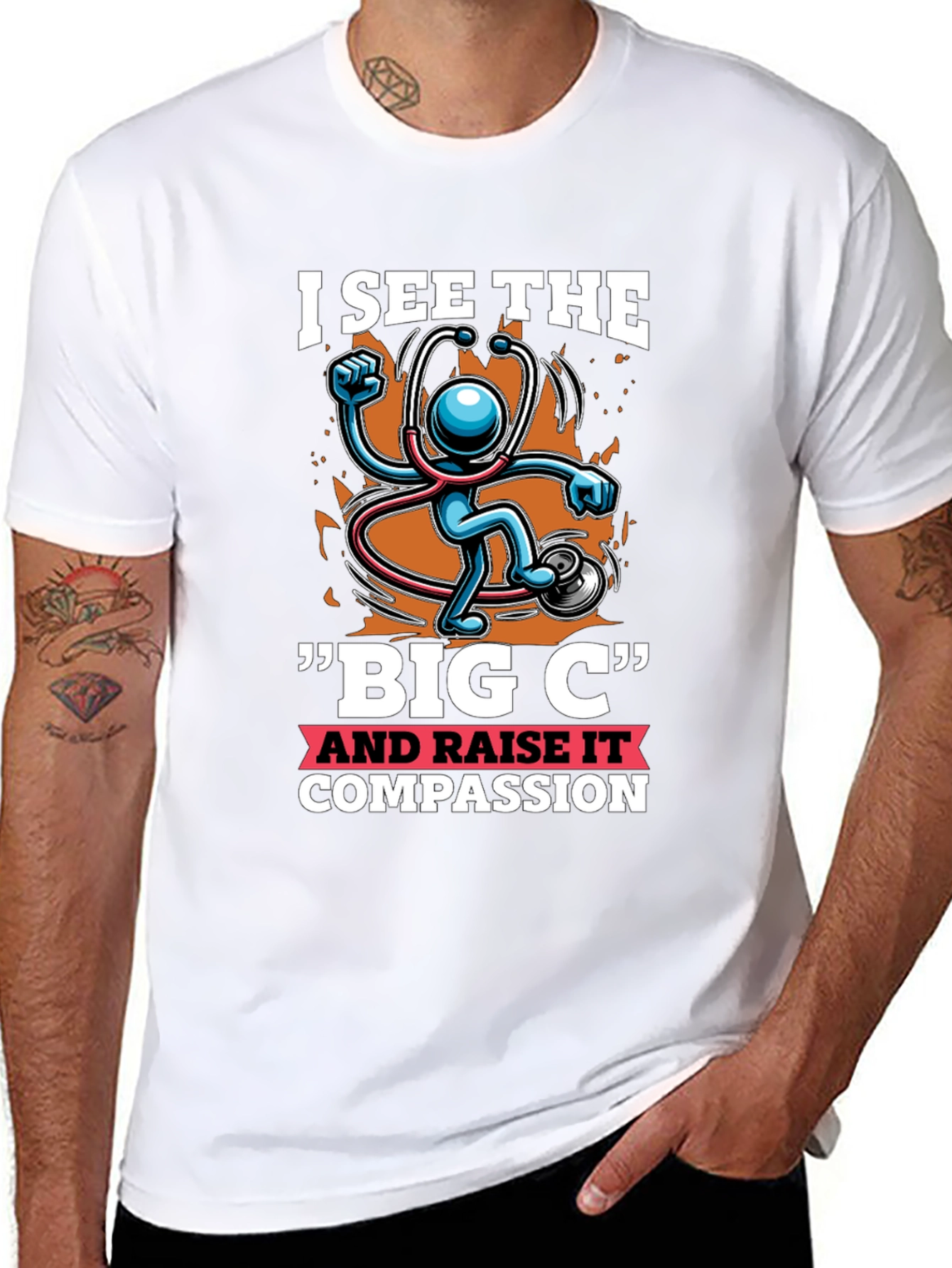 I See the Big C & Raise Compassion T-Shirt
