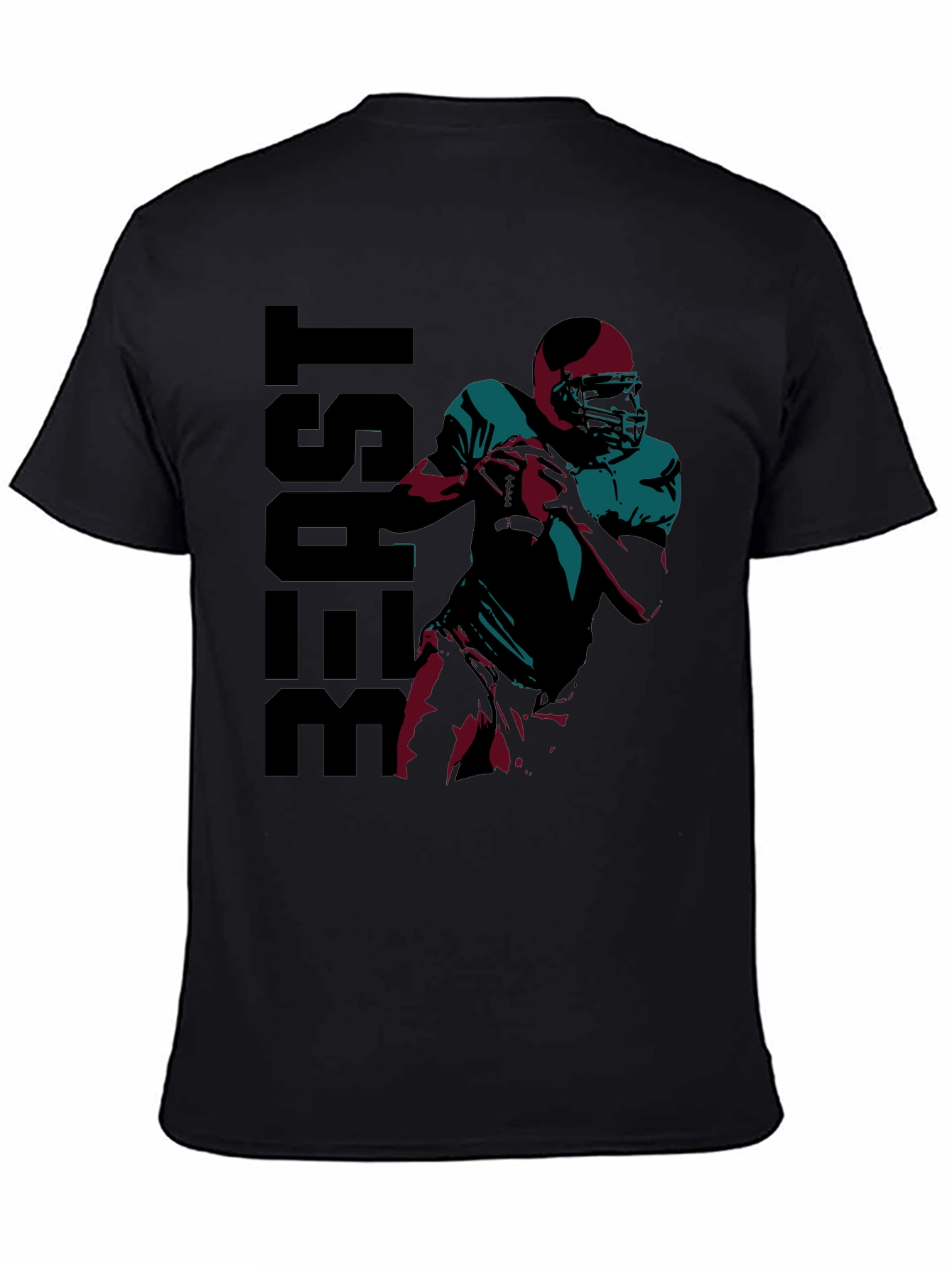 Beast Football Player Graphic T-Shirt