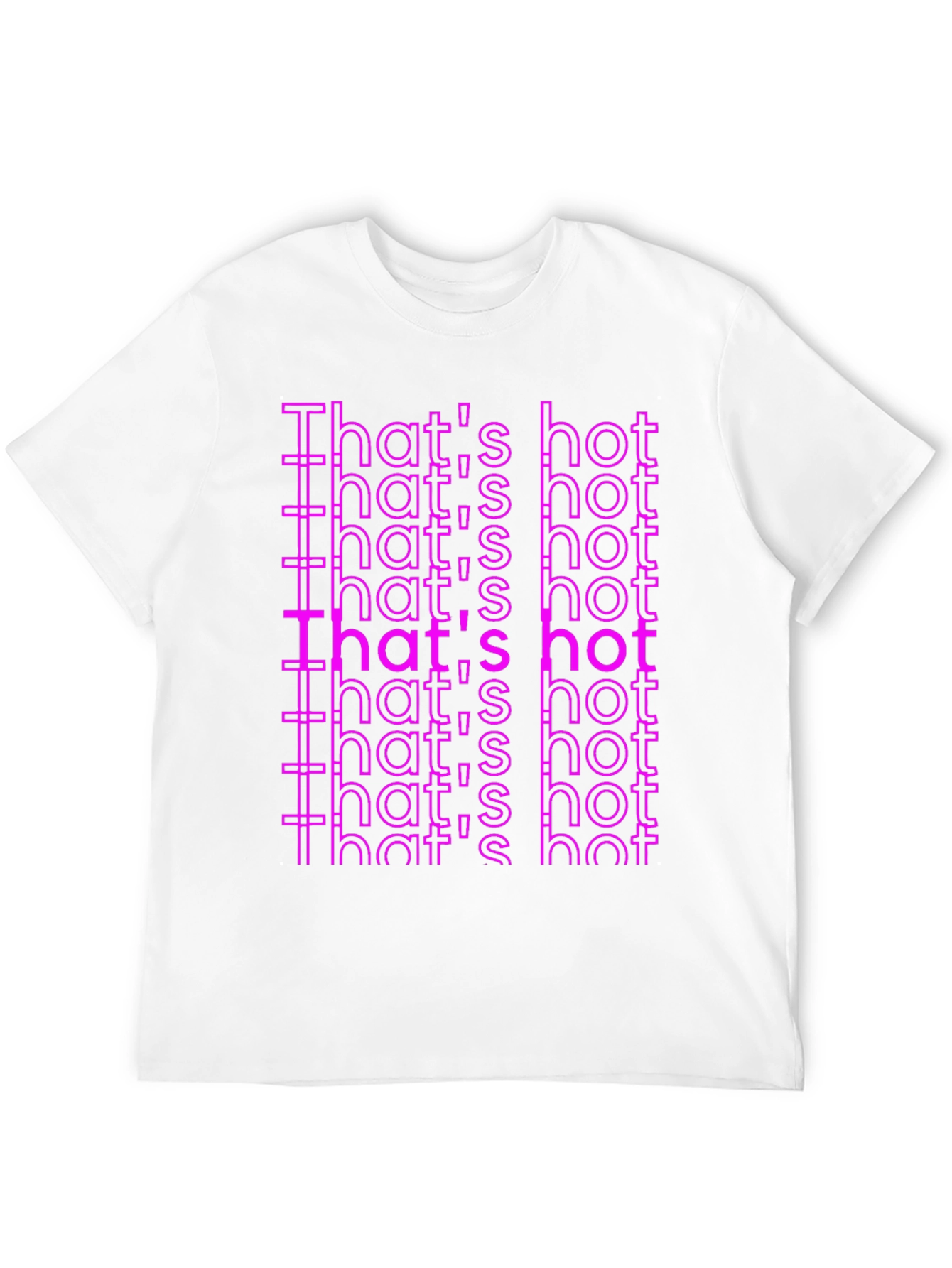 Thats Hot Printed Graphic Tee - Black