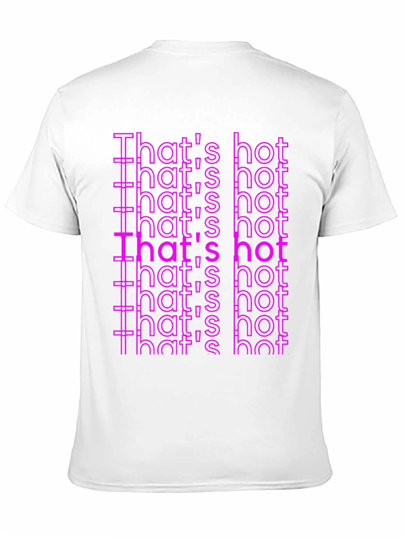 Thats Hot Printed Graphic Tee - Black