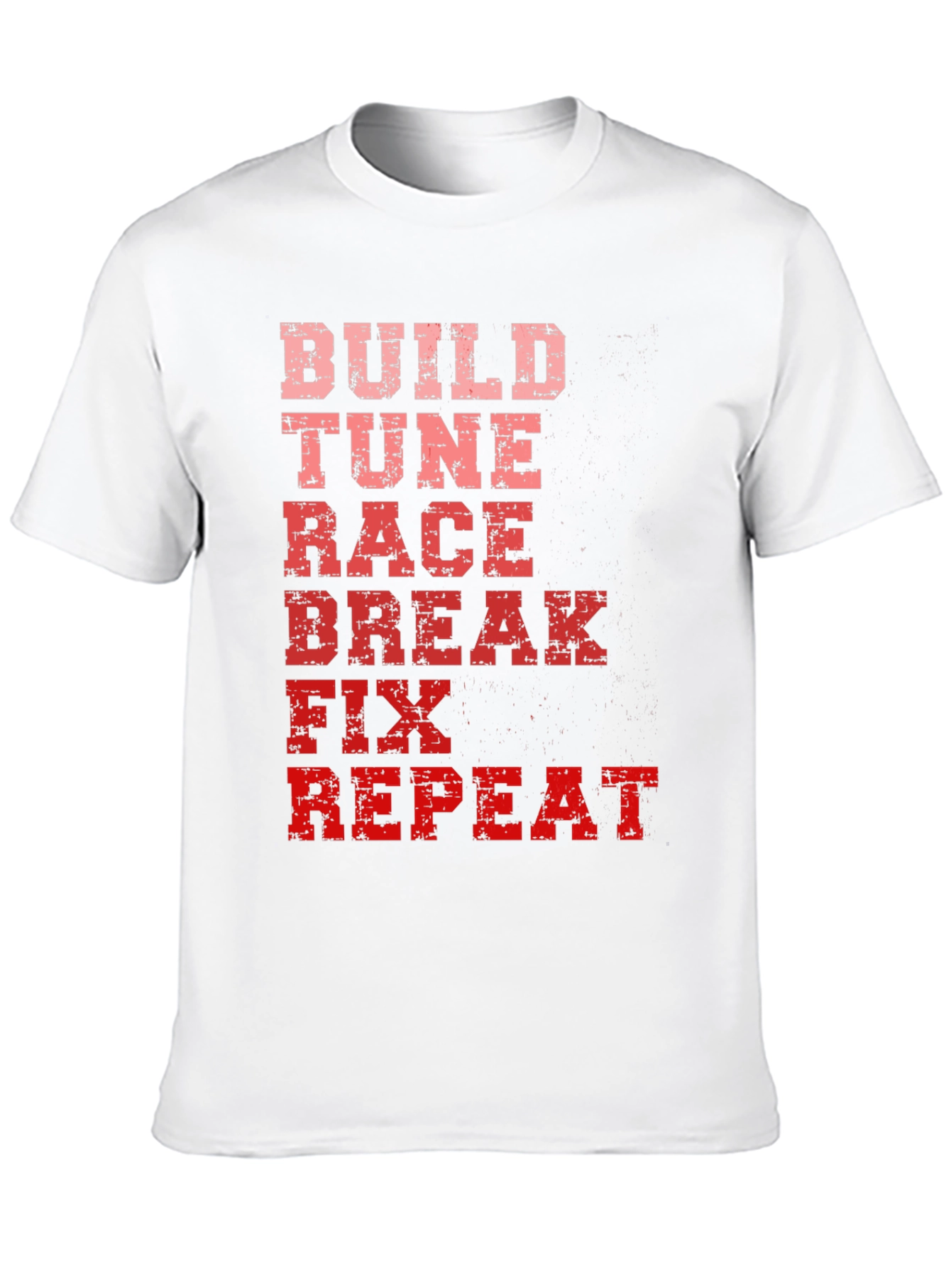 Build Tune Race Car Enthusiast T-Shirt