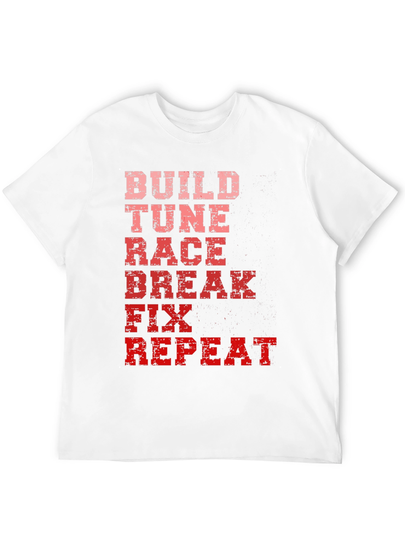 Build Tune Race Car Enthusiast T-Shirt