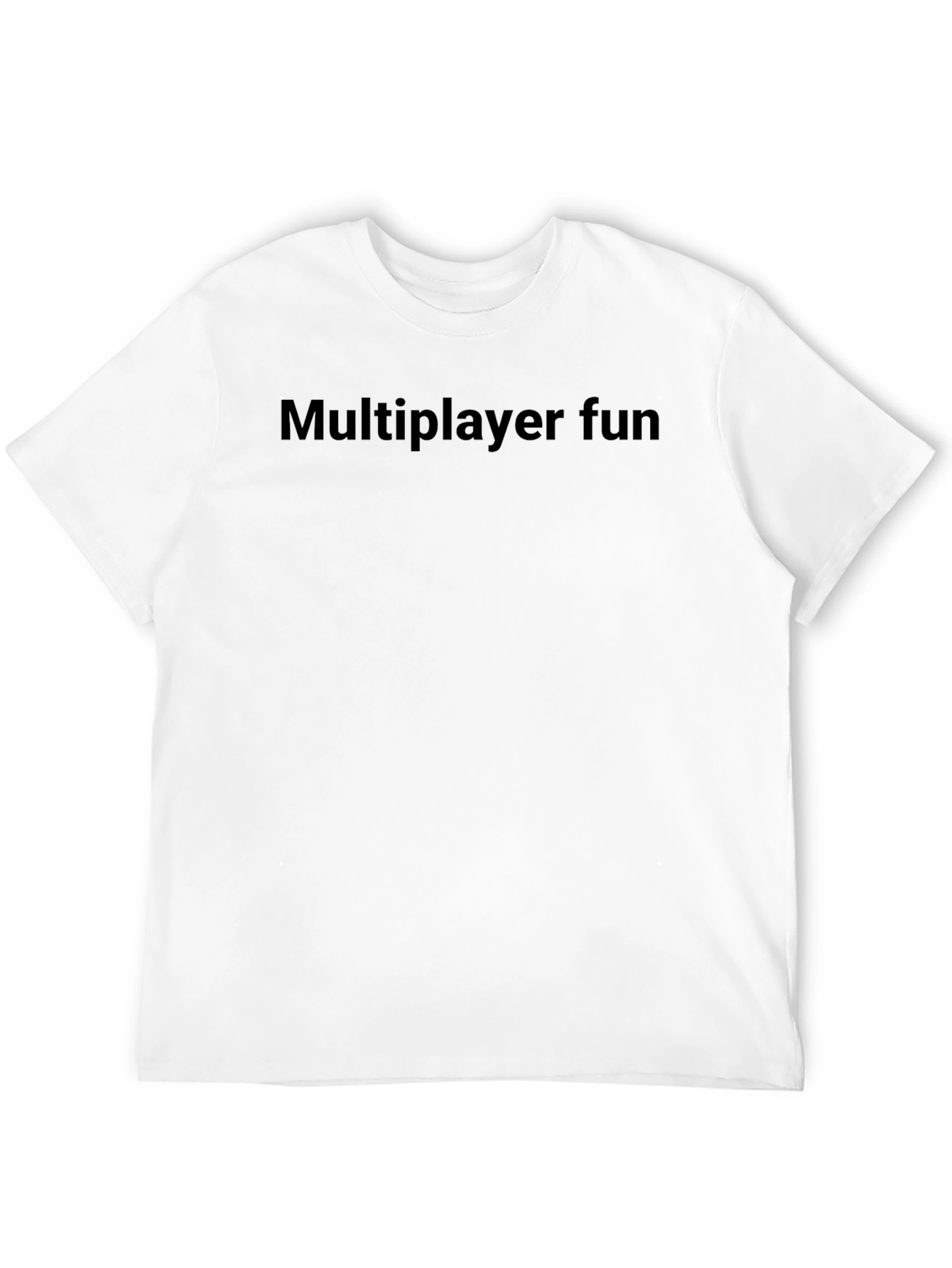 Multiplayer Fun Black Graphic Tee