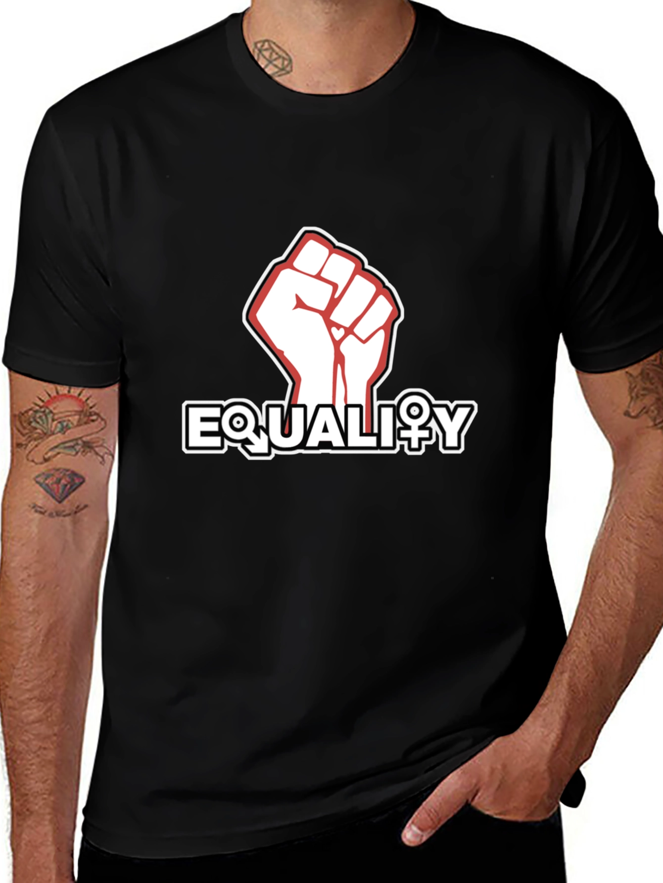 Equality Fist T-Shirt - Stand for Fairness!