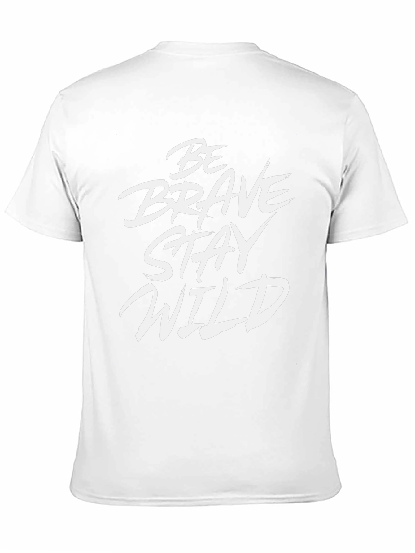 Be Brave Stay Wild Graphic Tee - Black