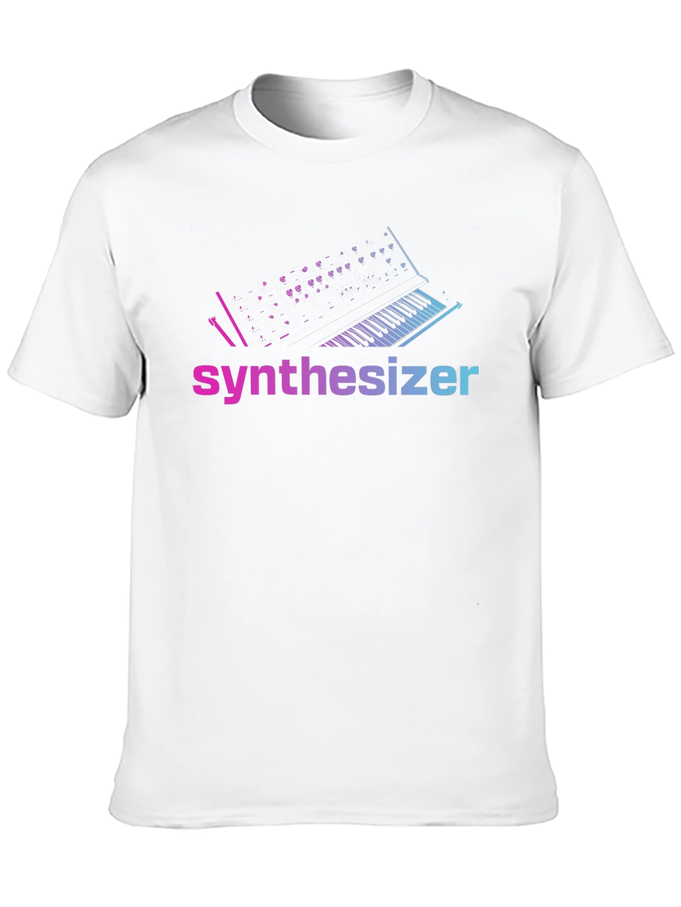 Synthesizer T-Shirt - Gradient Synth Design