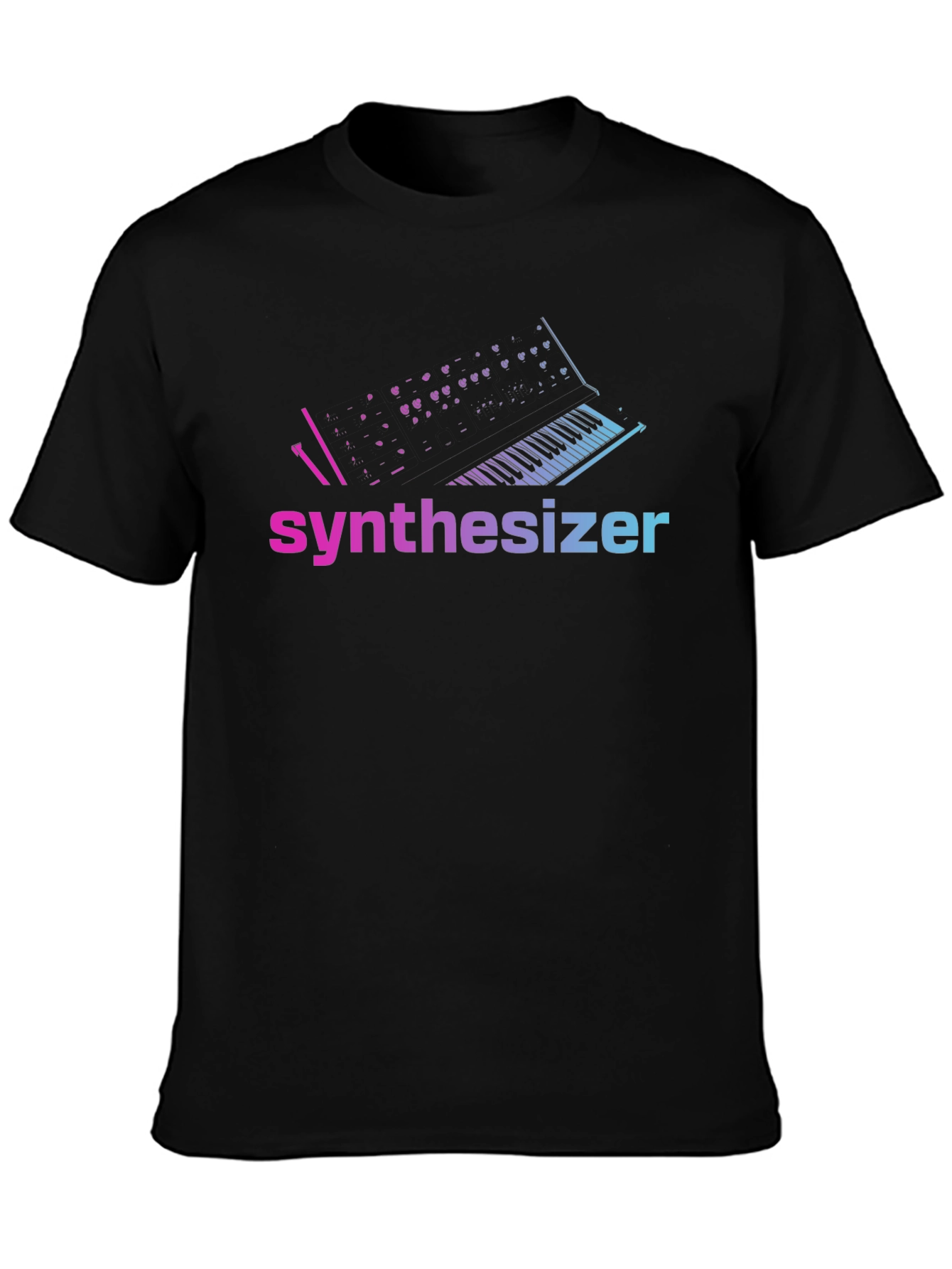 Synthesizer T-Shirt - Gradient Synth Design