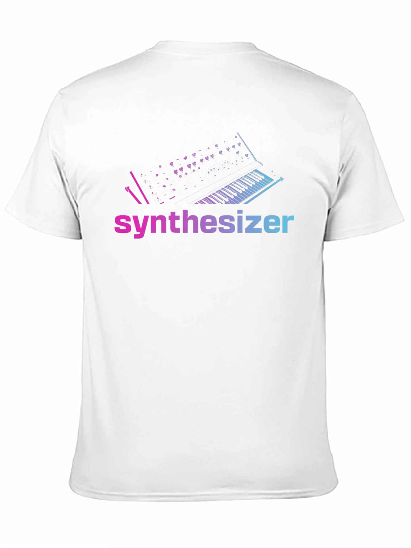 Synthesizer T-Shirt - Gradient Synth Design