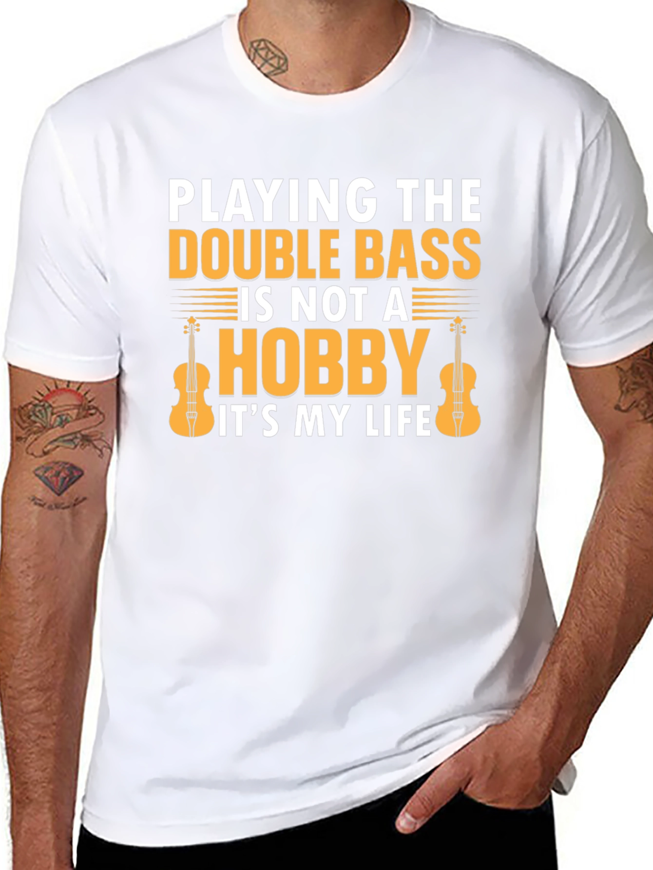 Double Bass Player T-Shirt - Its My Life!