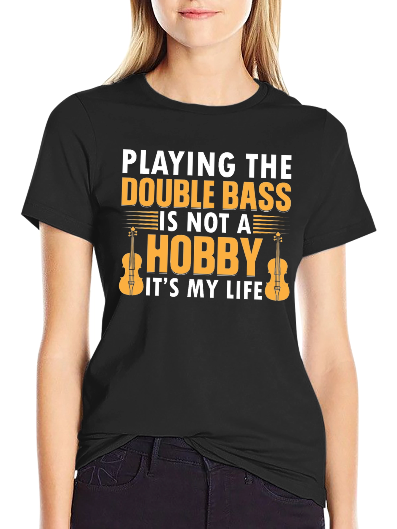 Double Bass Player T-Shirt - Its My Life!