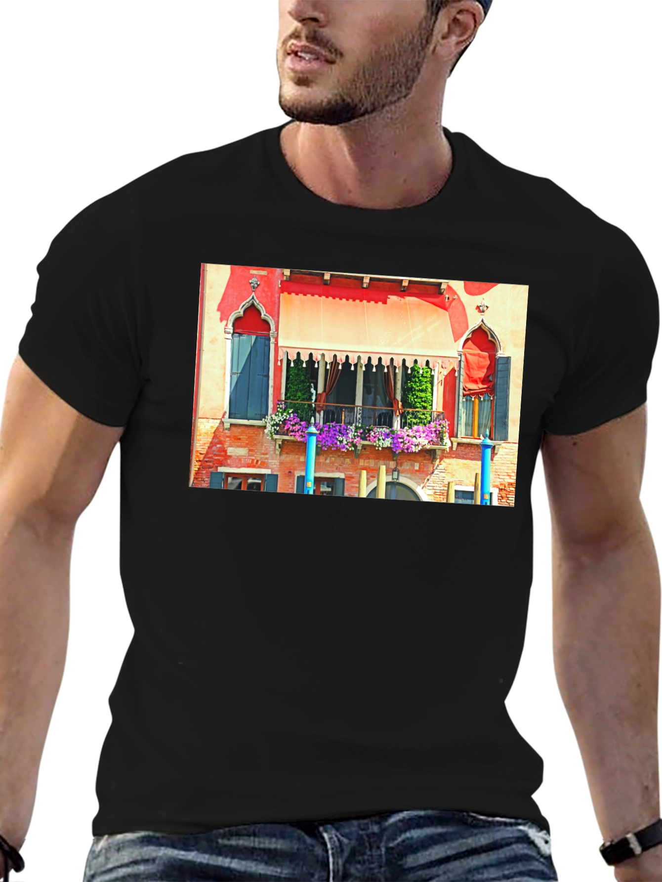 Venice Balcony Art T-Shirt