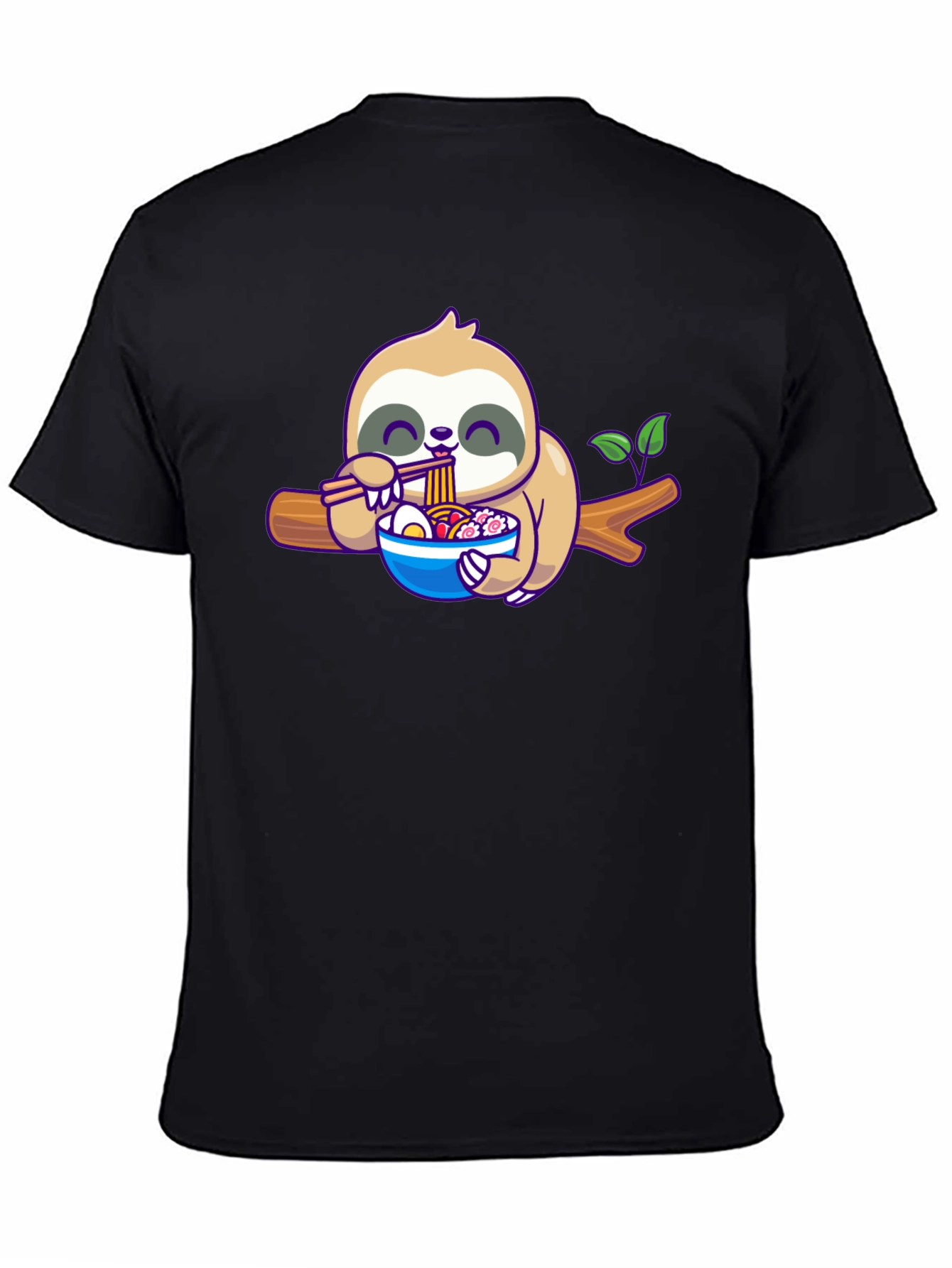 Sloth Ramen T-Shirt: Cute Cartoon Animal Tee
