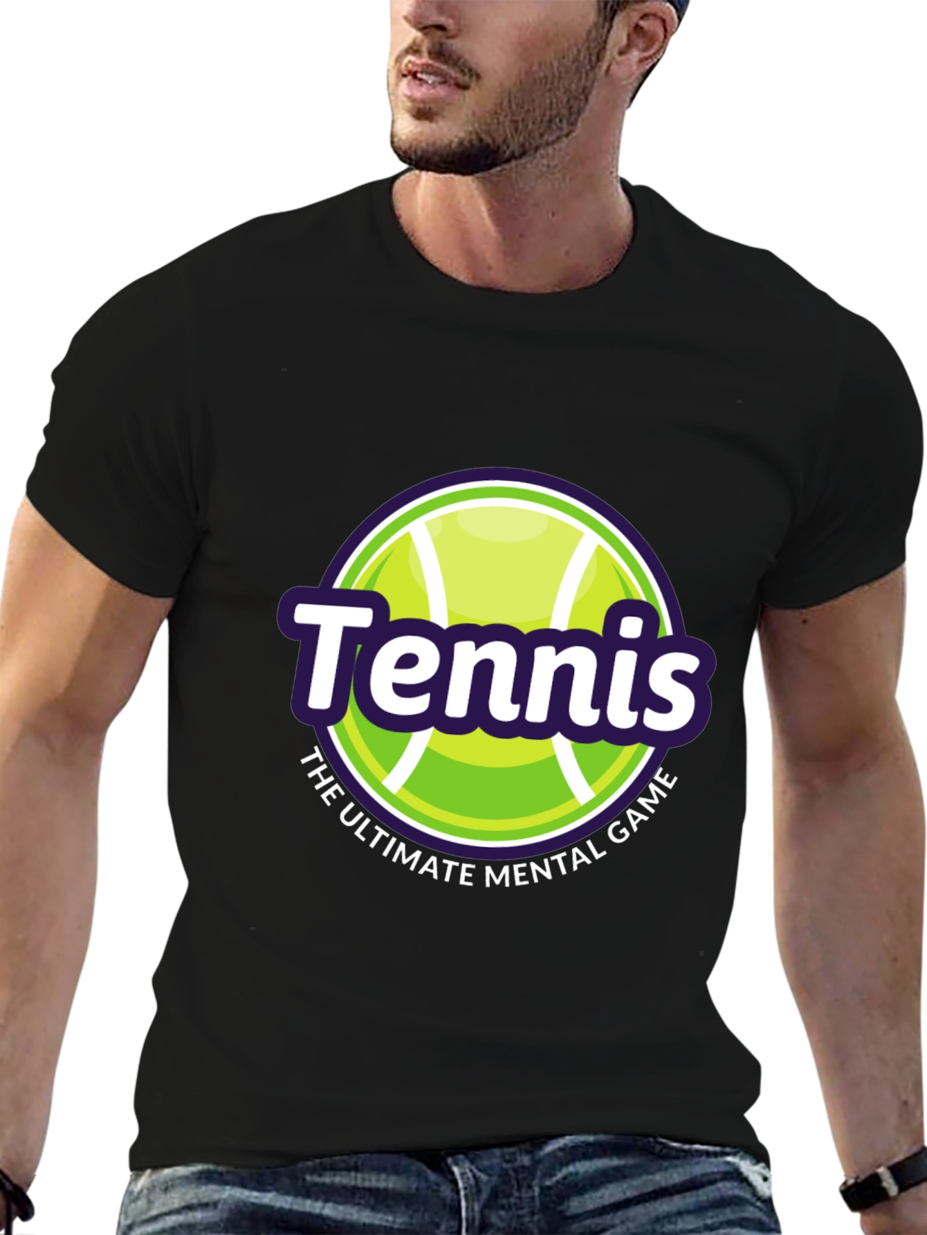 Tennis: The Ultimate Mental Game Black T-Shirt