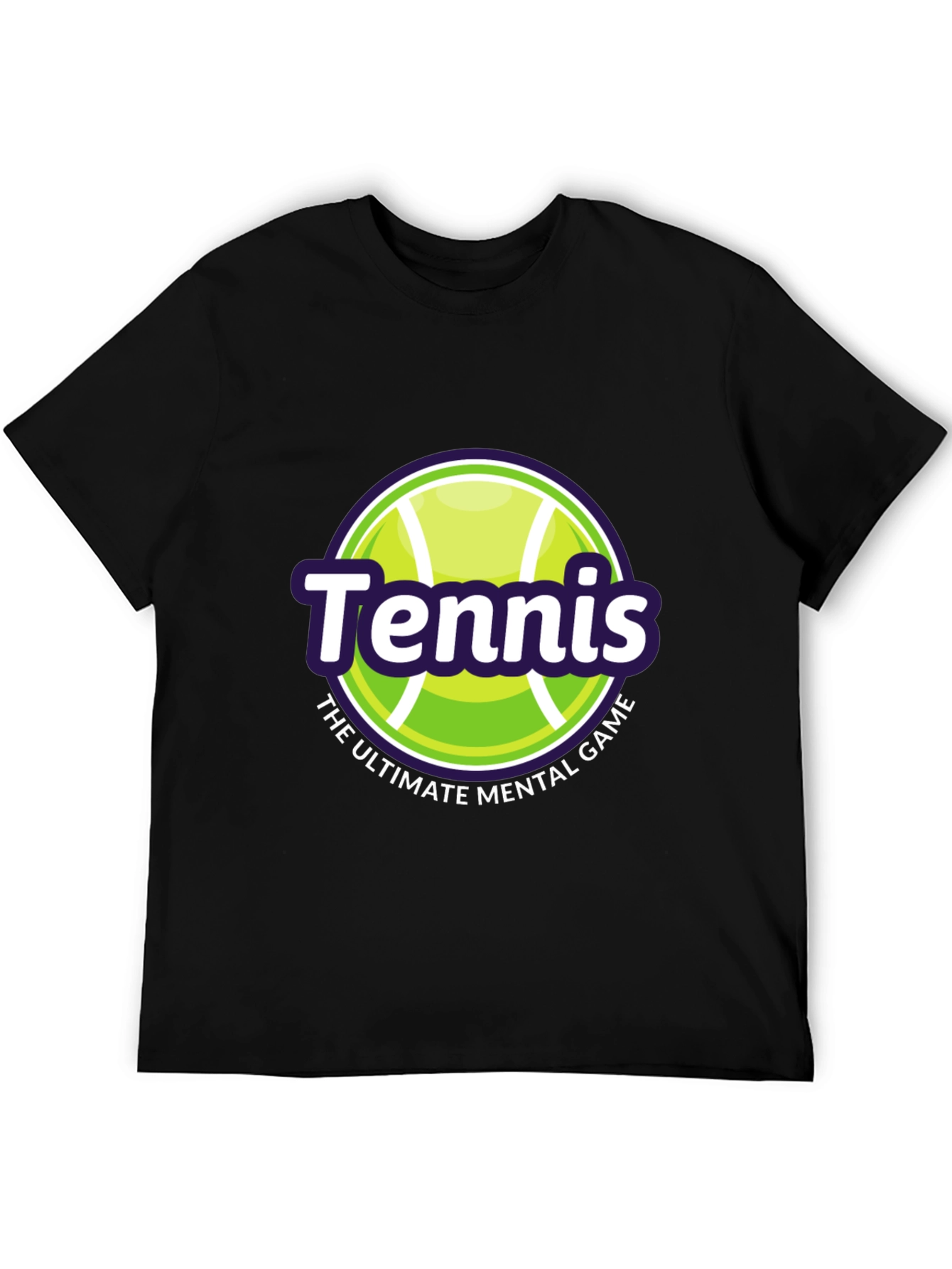 Tennis: The Ultimate Mental Game Black T-Shirt