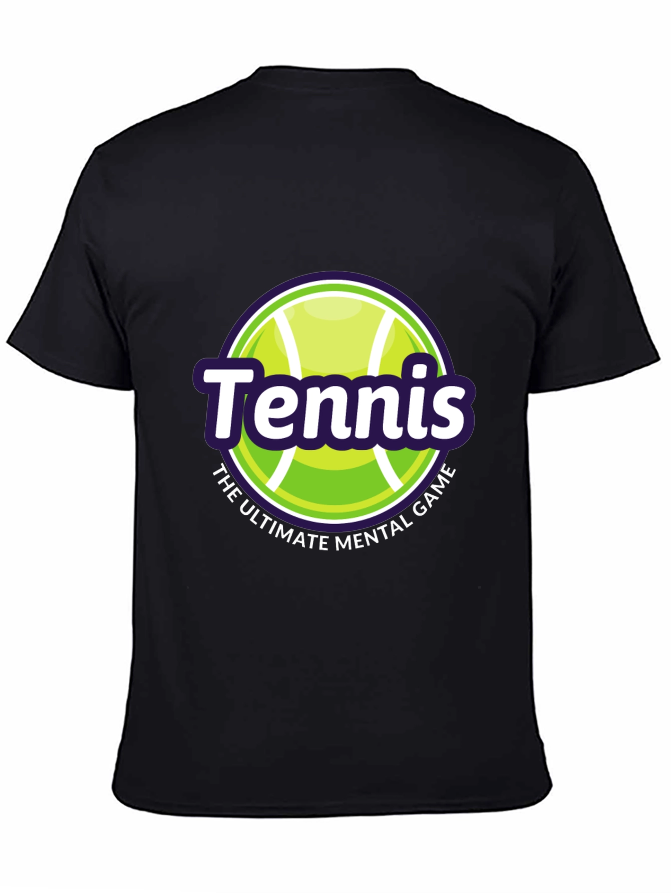 Tennis: The Ultimate Mental Game Black T-Shirt