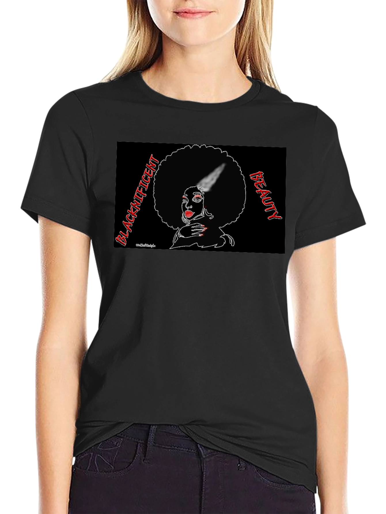 Blacknificent Beauty Graphic T-Shirt