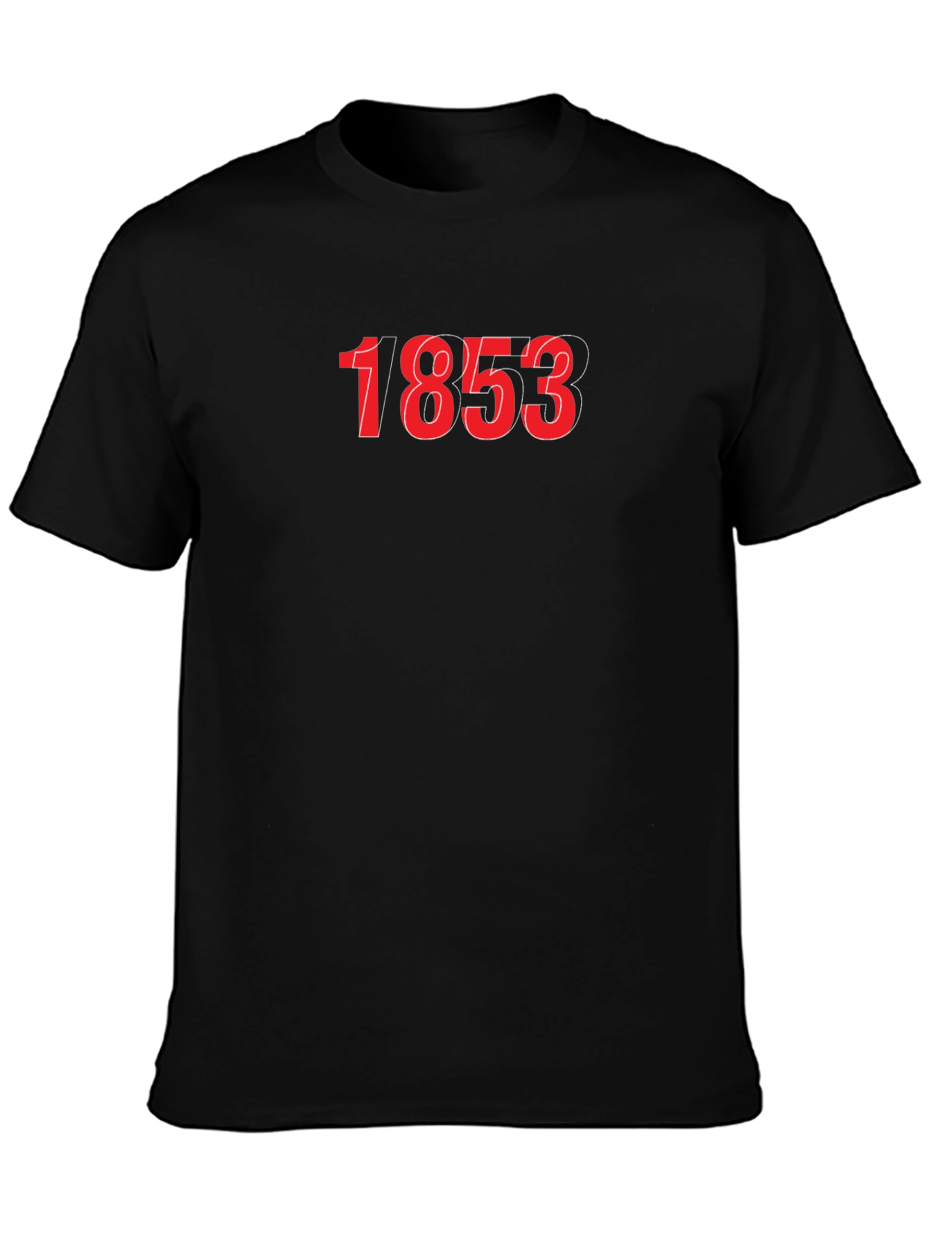 1853 Graphic Tee - Bold Number Design