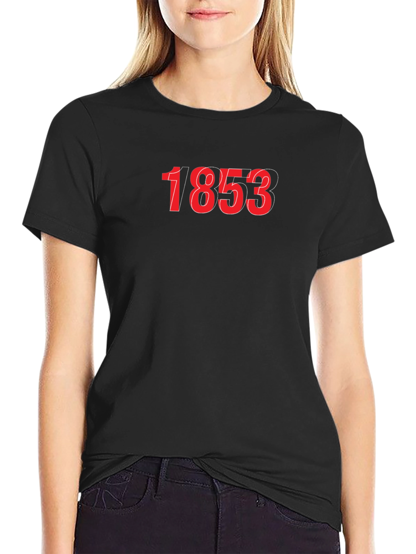 1853 Graphic Tee - Bold Number Design