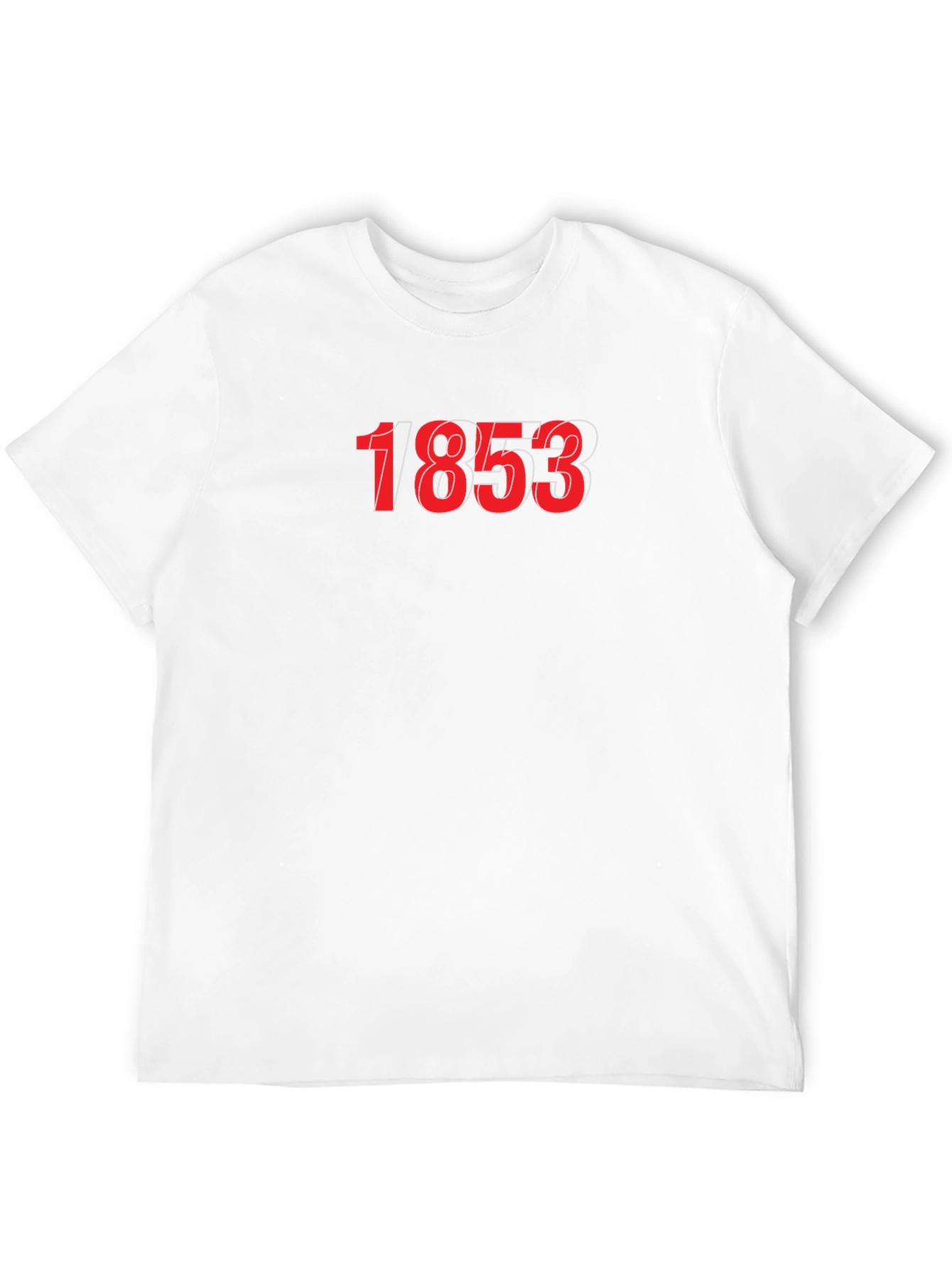 1853 Graphic Tee - Bold Number Design