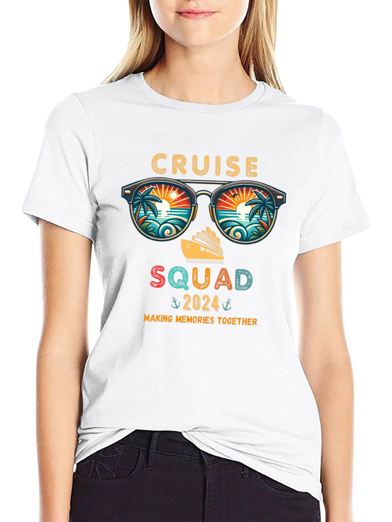 Cruise Squad 2024 Black T-Shirt