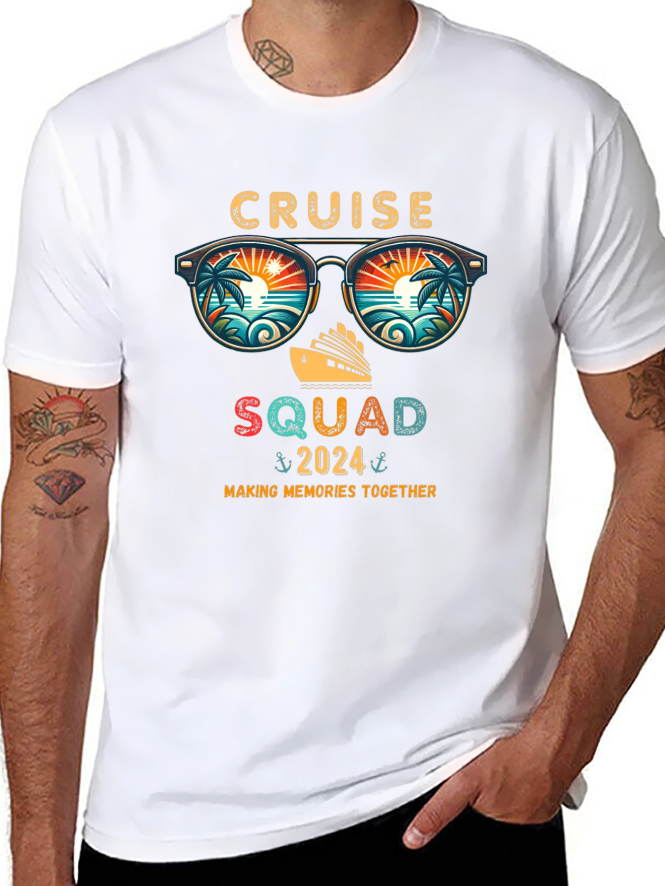 Cruise Squad 2024 Black T-Shirt