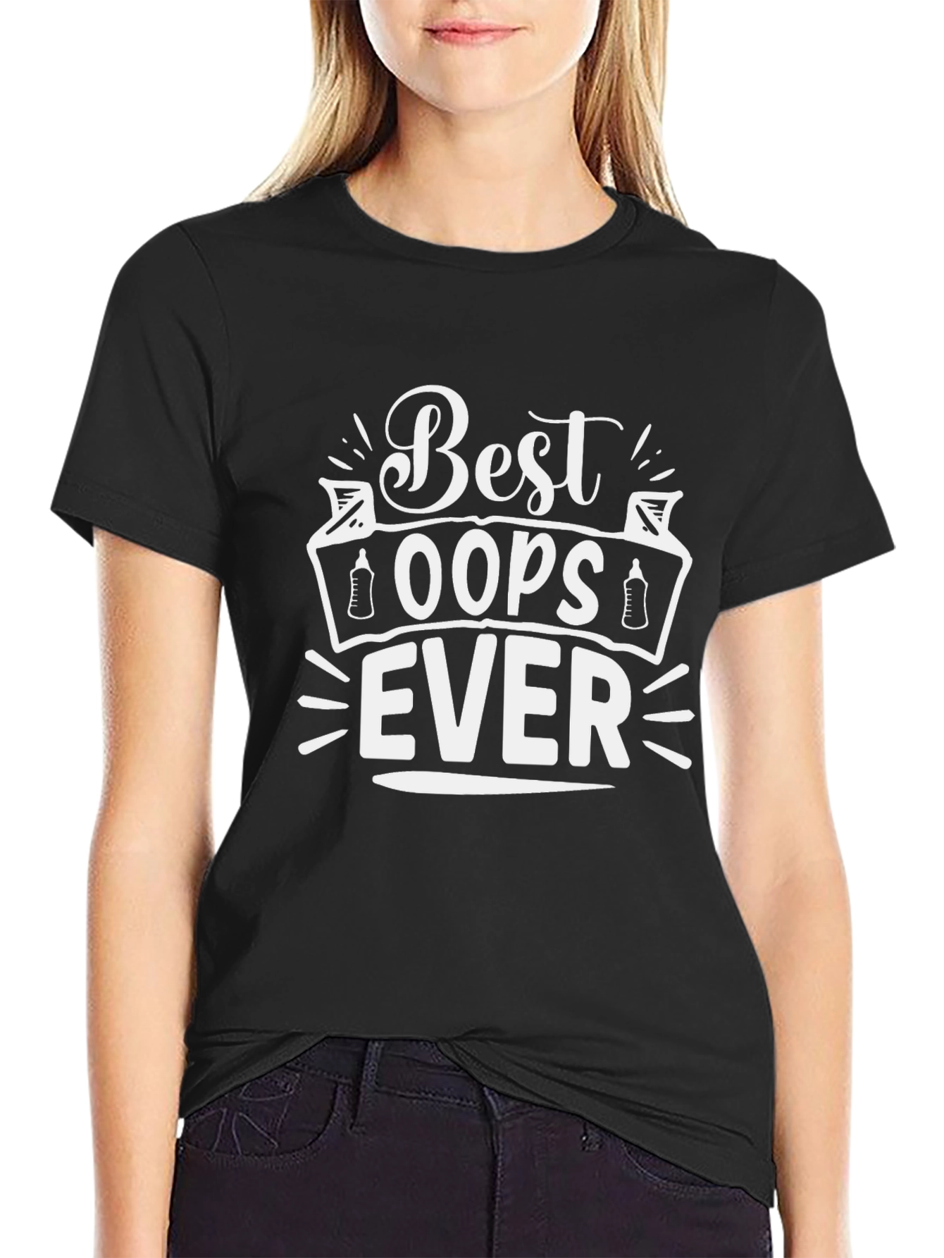 Best Oops Ever Graphic T-Shirt Funny Dad Tee