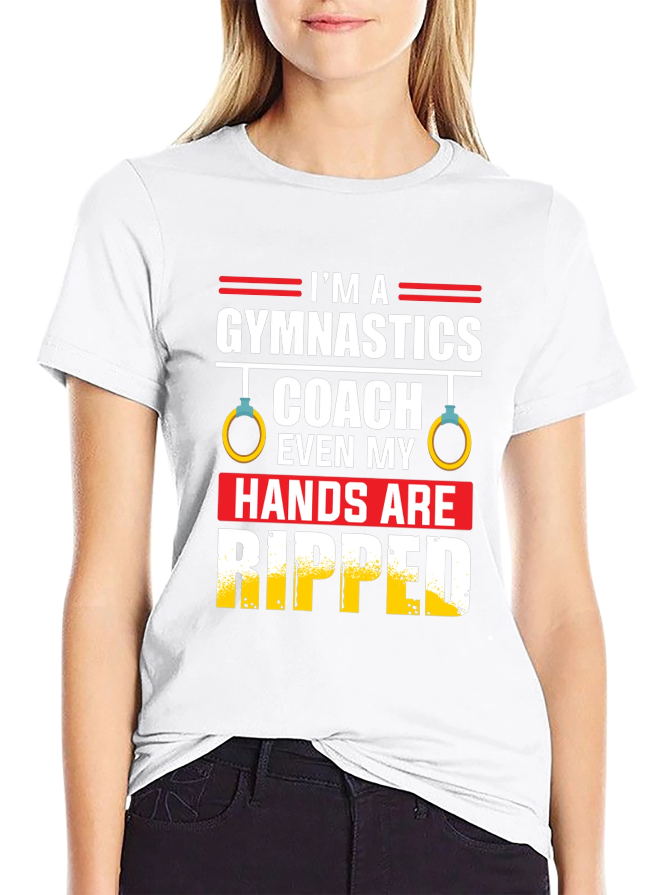 Gymnastics Coach Ripped Hands T-Shirt