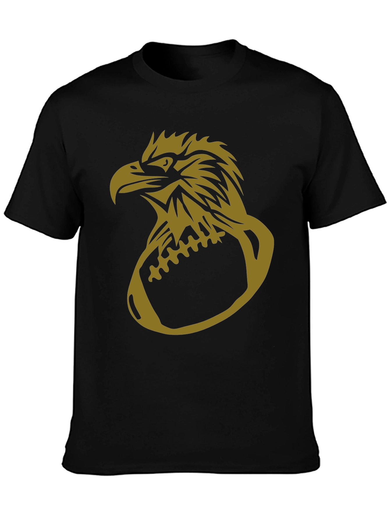Eagle Football Graphic Tee - Black