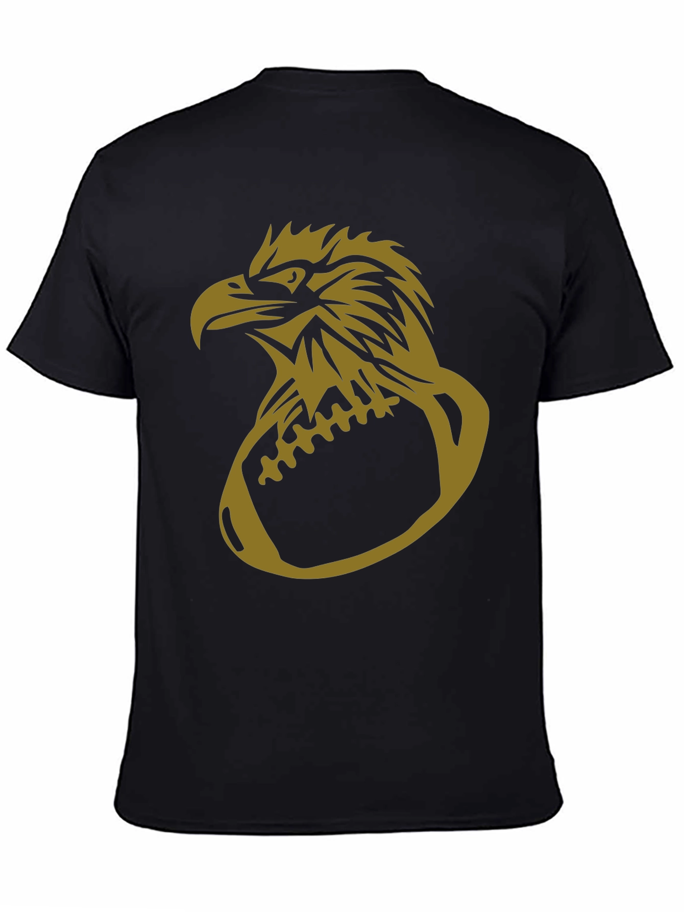 Eagle Football Graphic Tee - Black