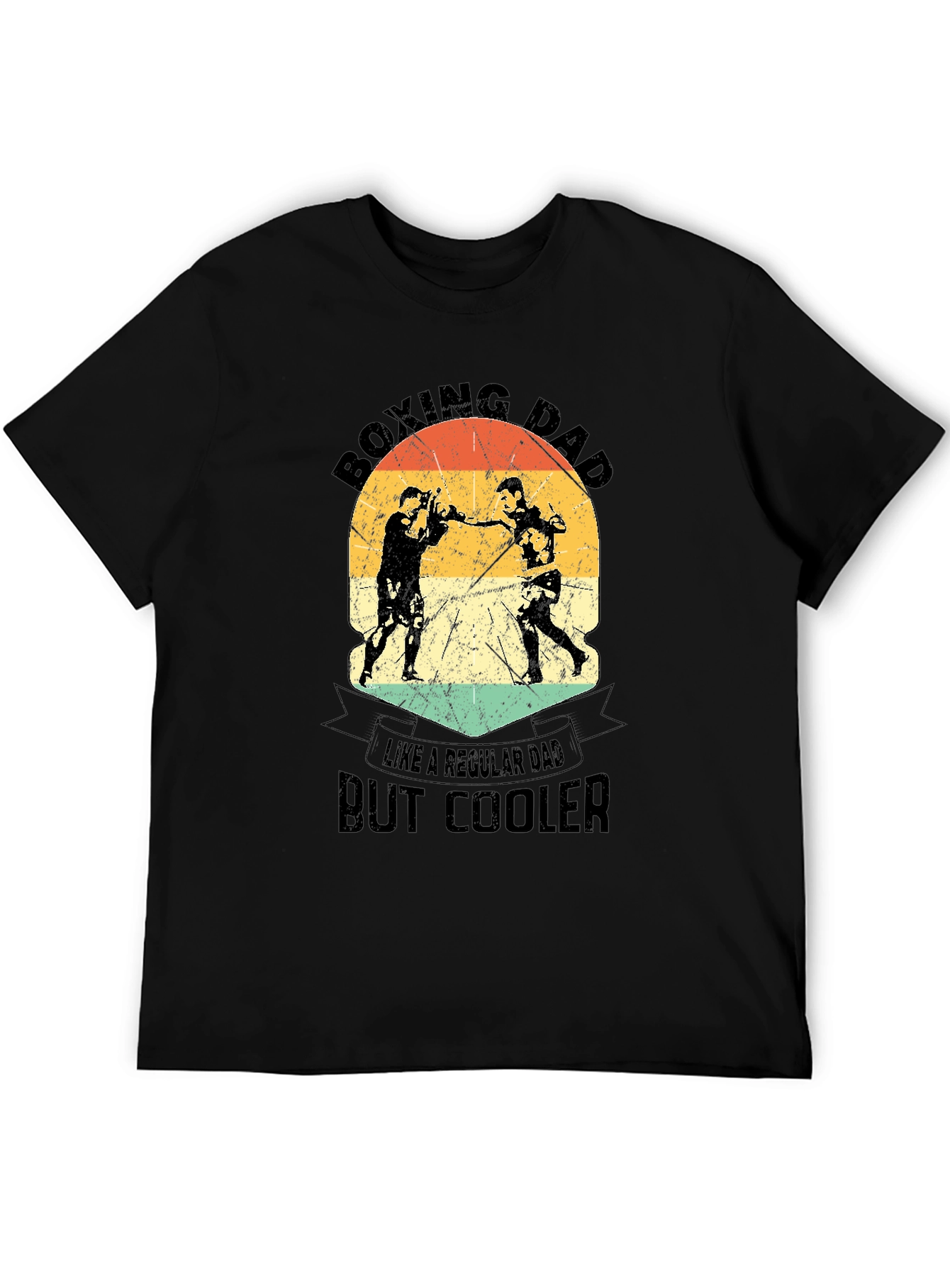 Boxing Dad T-Shirt - Cool Fathers Day Gift