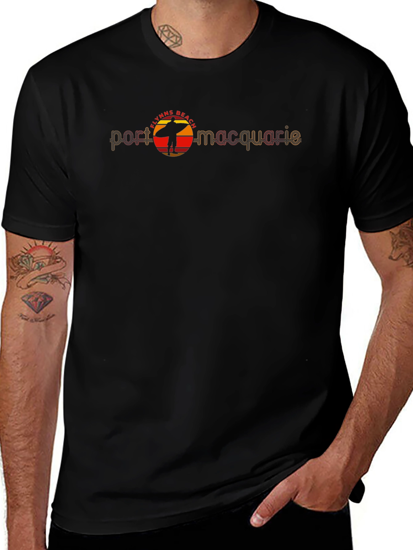 Port Macquarie Flynns Beach Surfer T-Shirt