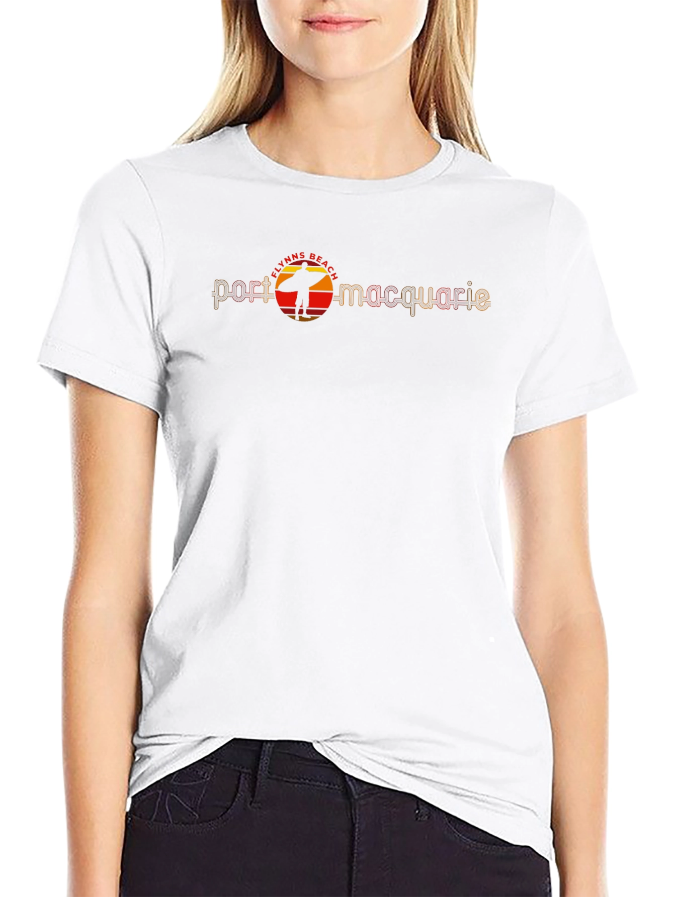 Port Macquarie Flynns Beach Surfer T-Shirt