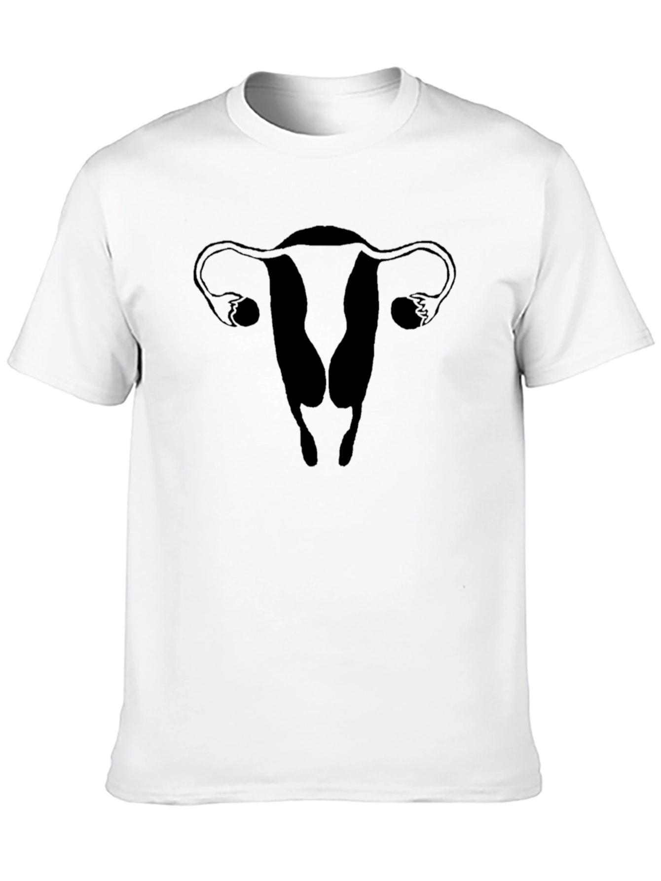 Uterus Graphic Tee - Black Unisex Shirt