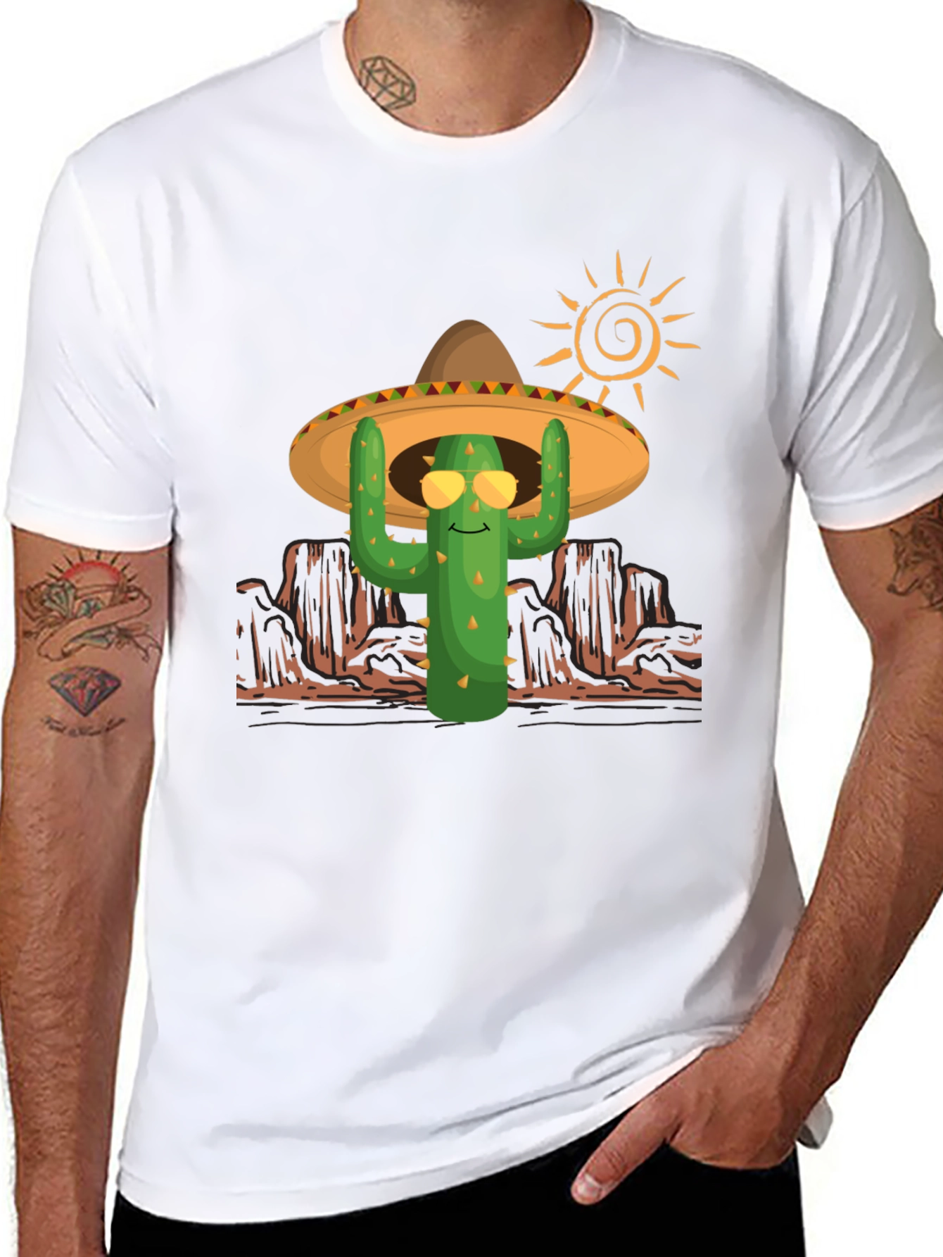 Cool Cactus Tee - Desert Vibes T-Shirt