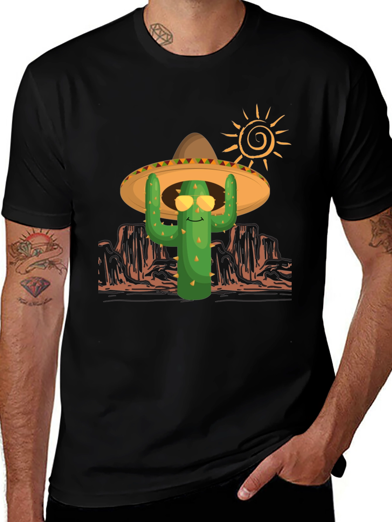 Cool Cactus Tee - Desert Vibes T-Shirt