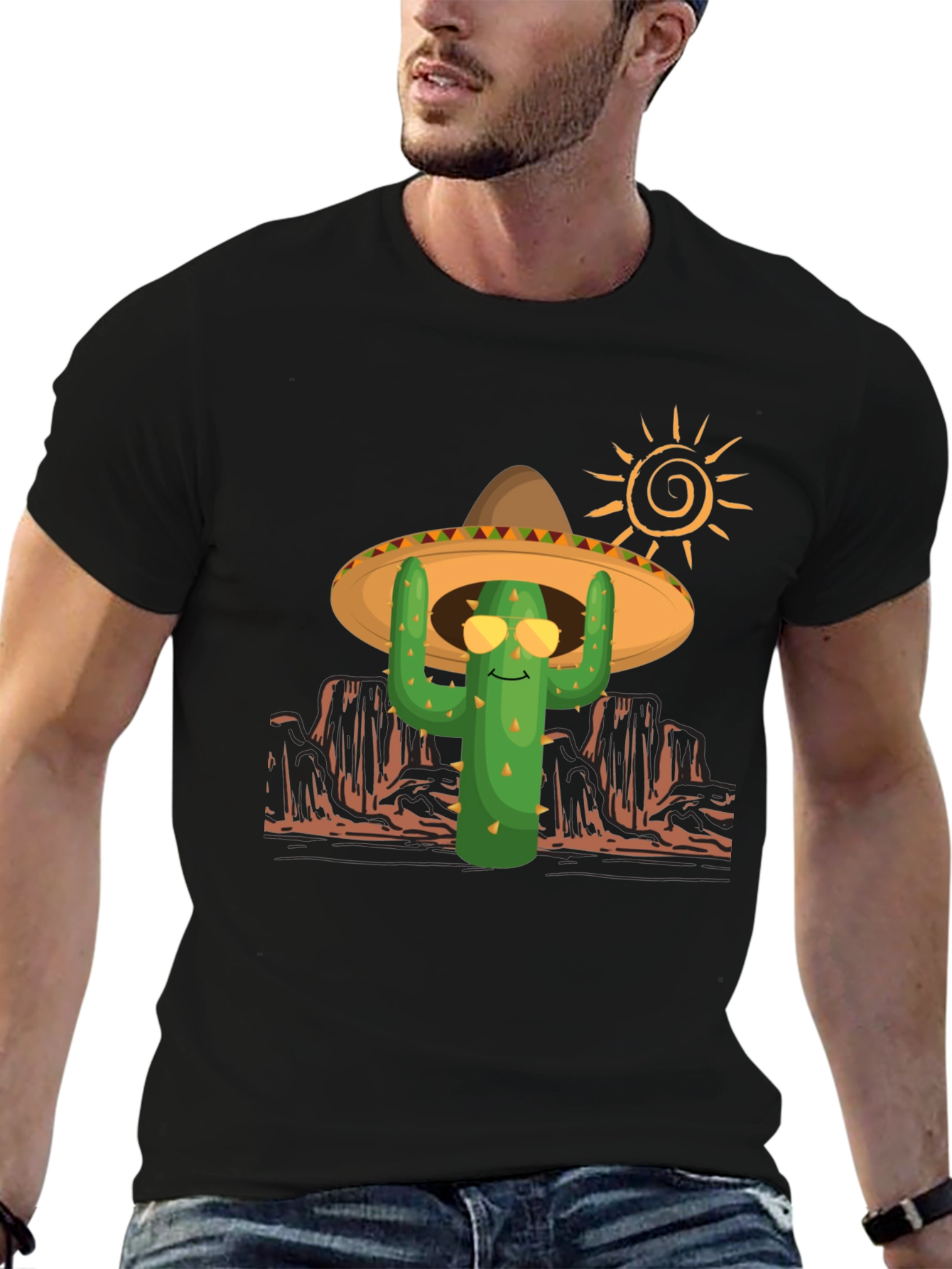 Cool Cactus Tee - Desert Vibes T-Shirt