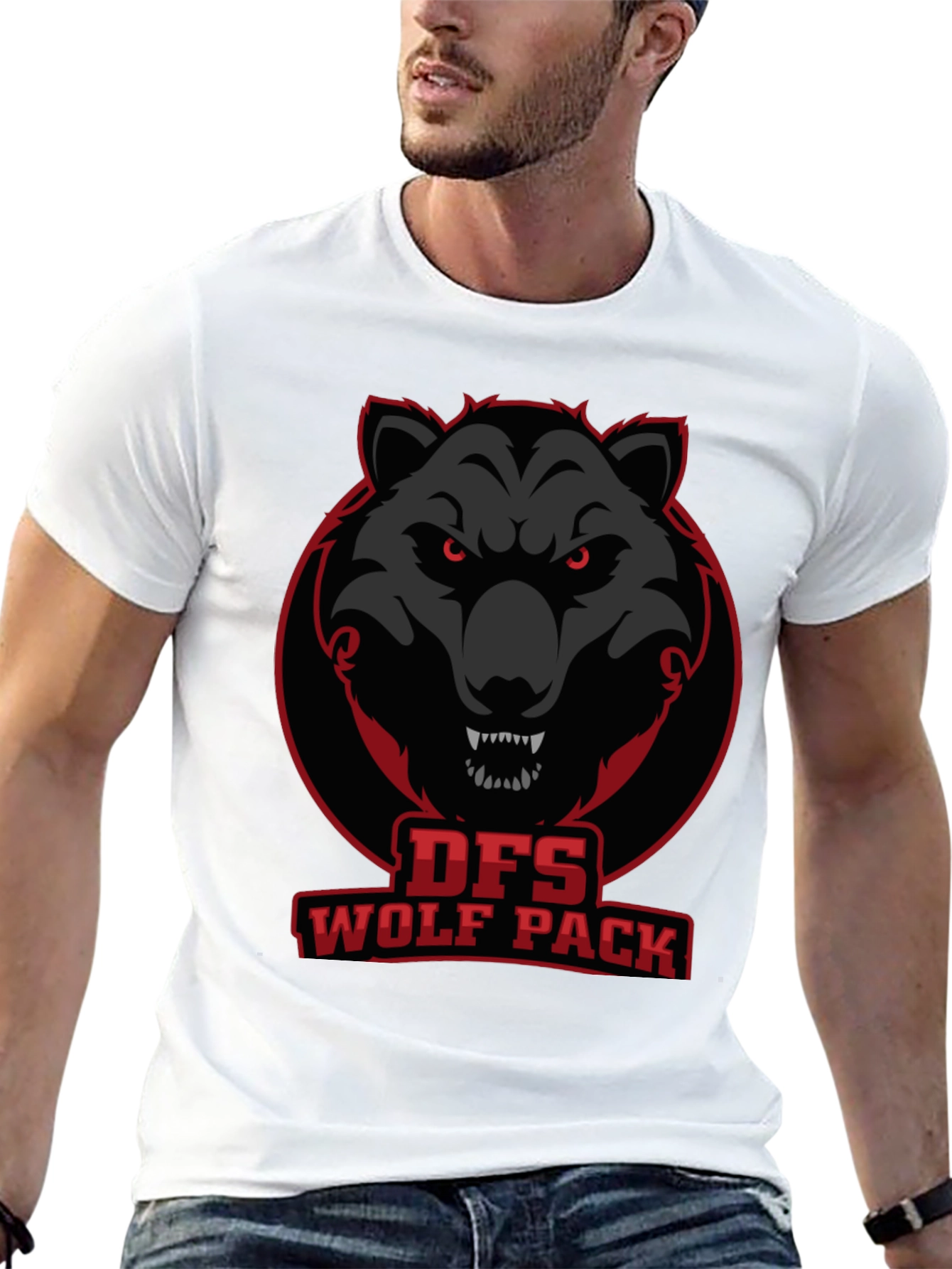 DFS Wolf Pack Graphic T-Shirt - Black
