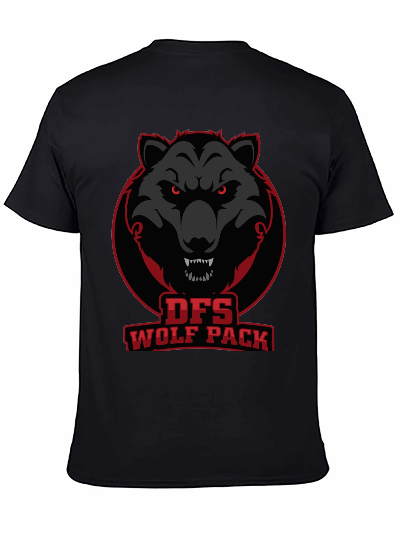 DFS Wolf Pack Graphic T-Shirt - Black
