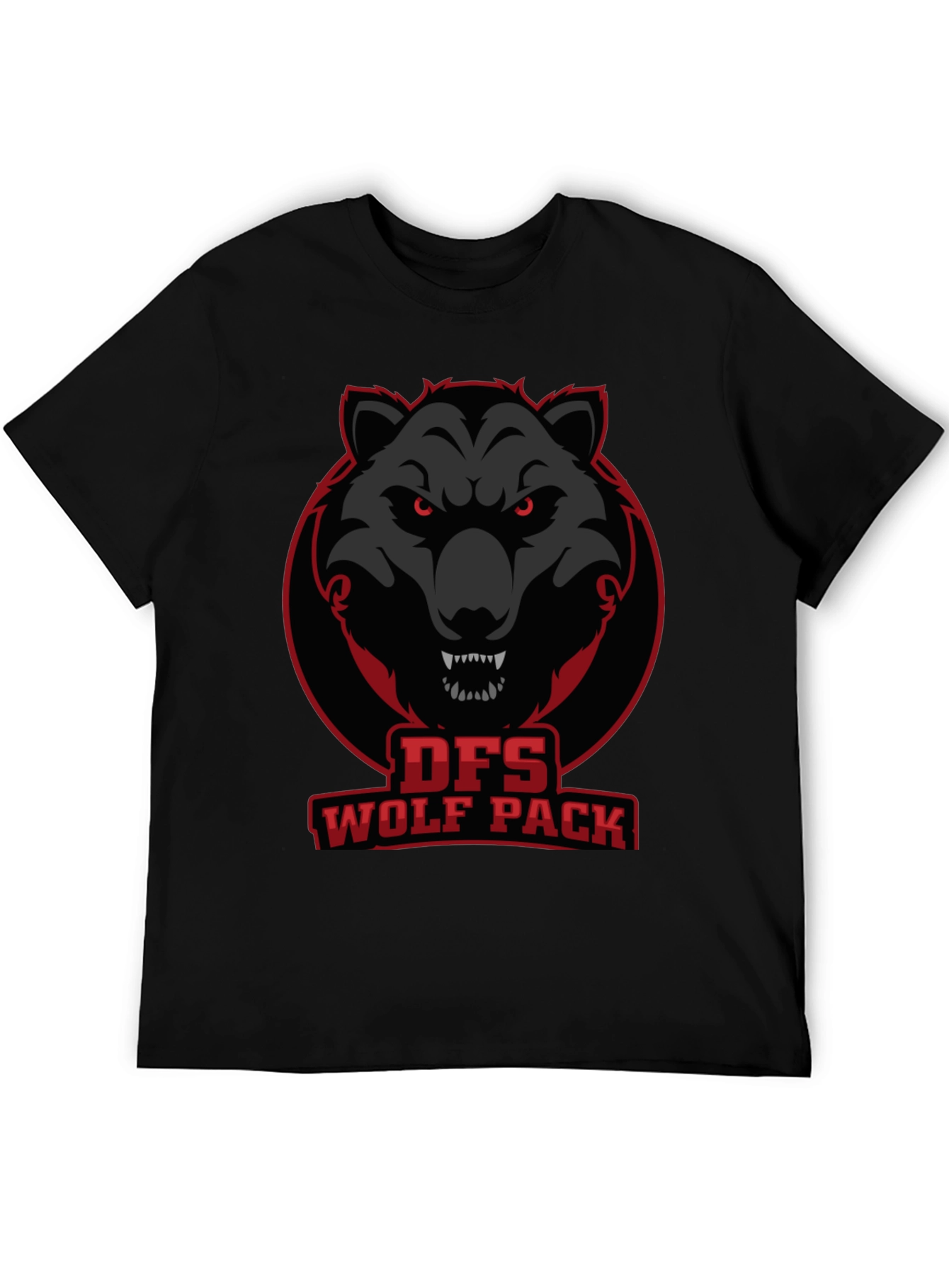DFS Wolf Pack Graphic T-Shirt - Black