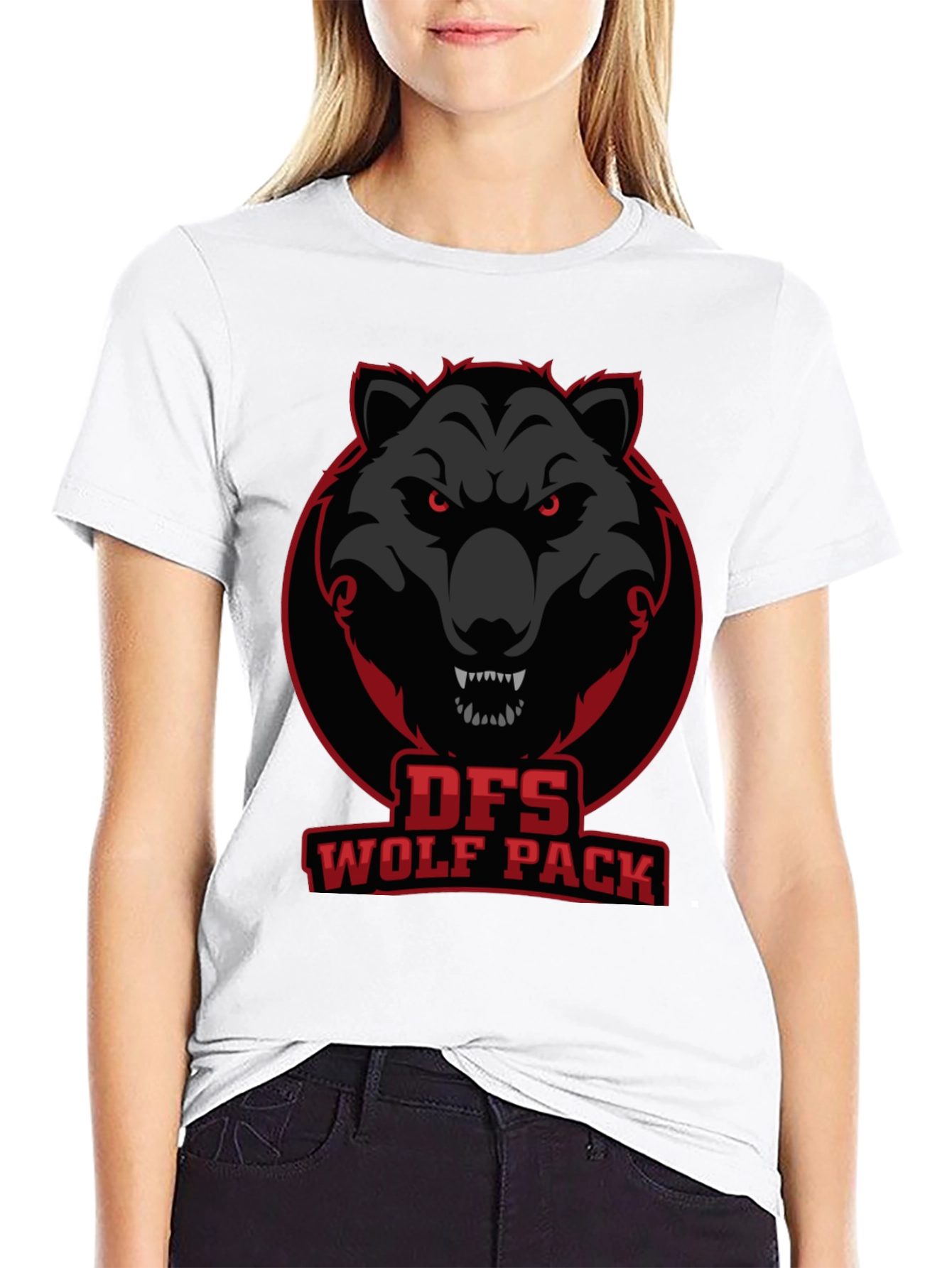 DFS Wolf Pack Graphic T-Shirt - Black