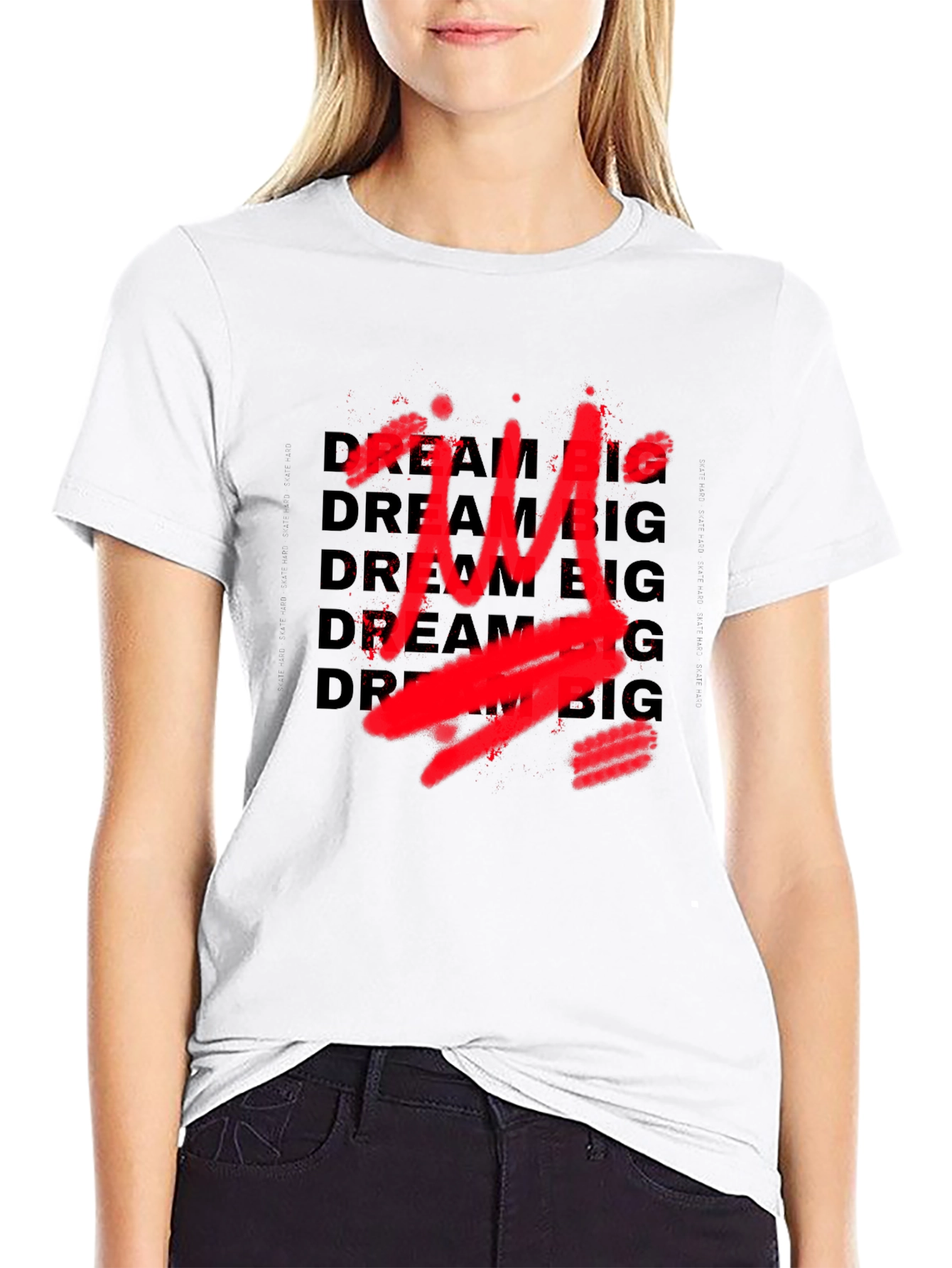 Dream Big Graphic T-Shirt - Black