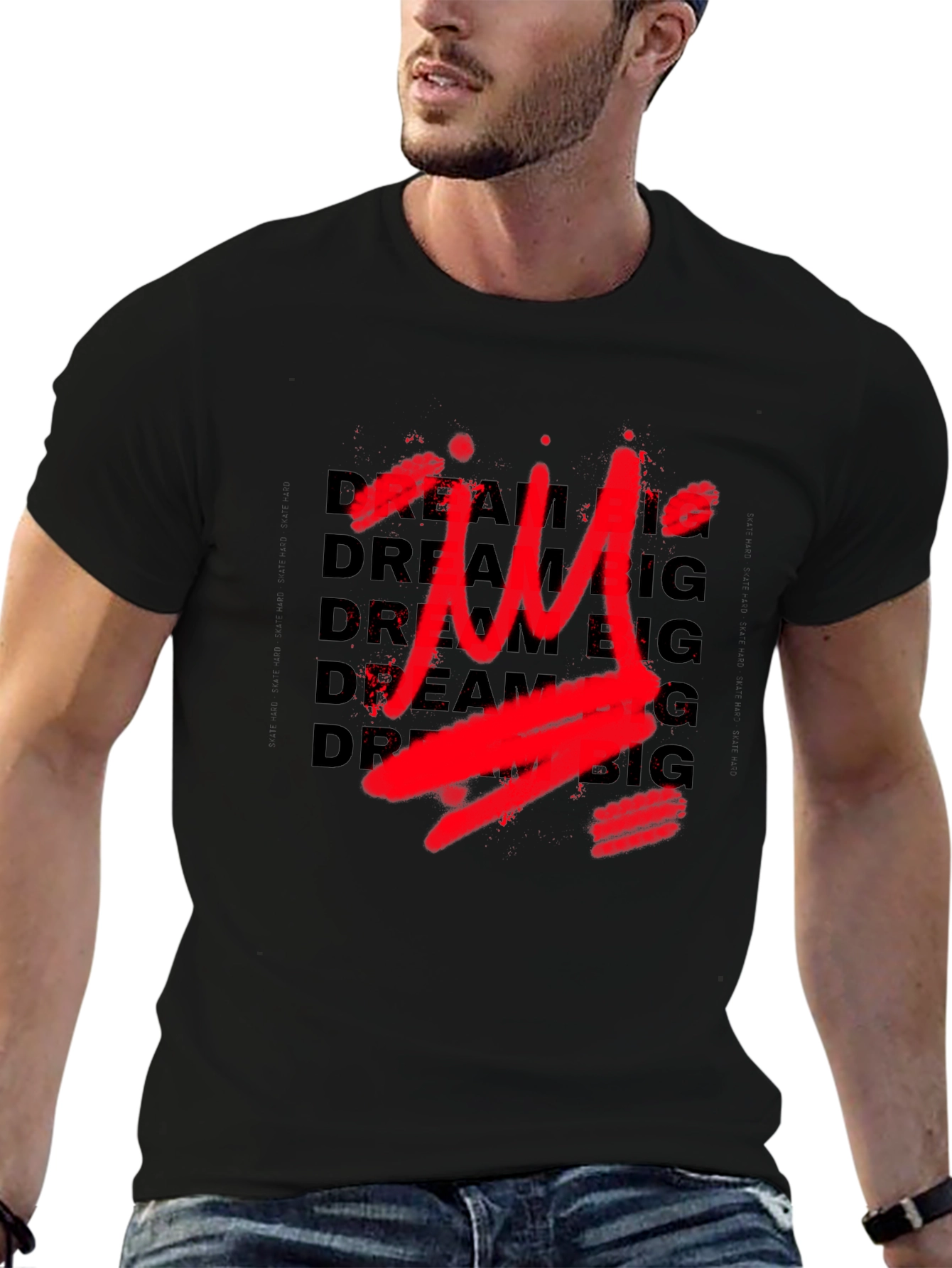 Dream Big Graphic T-Shirt - Black