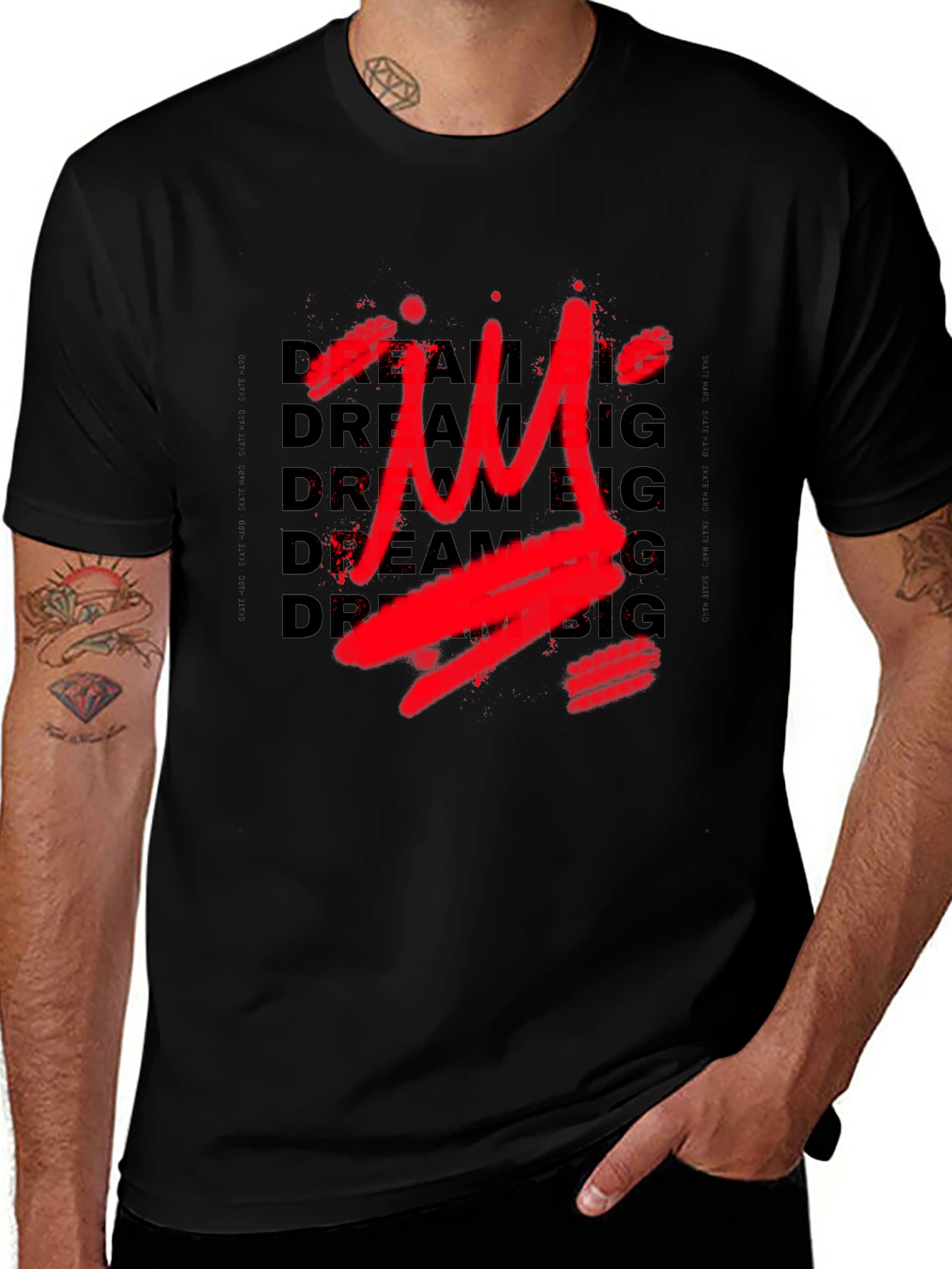 Dream Big Graphic T-Shirt - Black