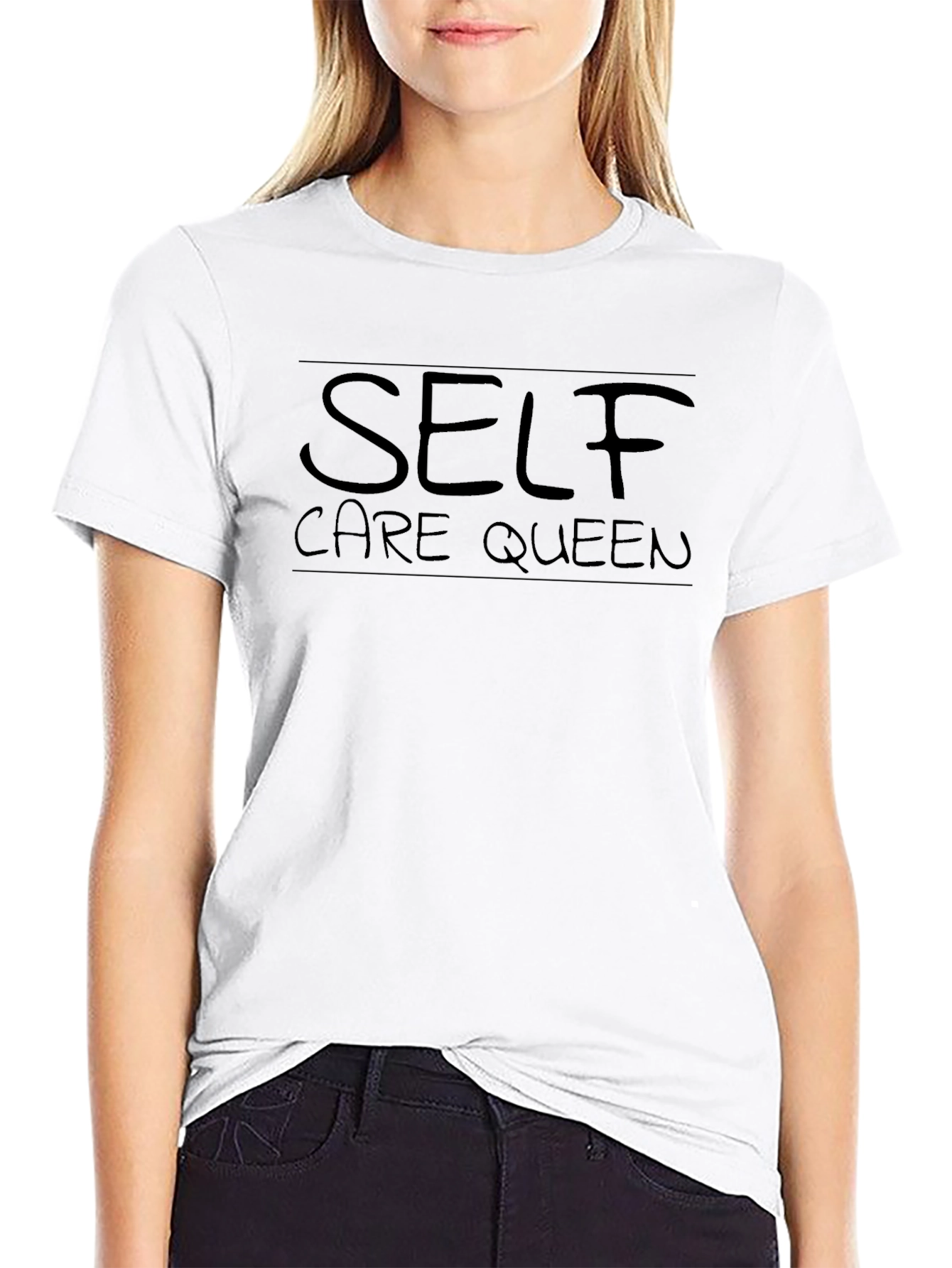 Self Care Queen Black T-Shirt