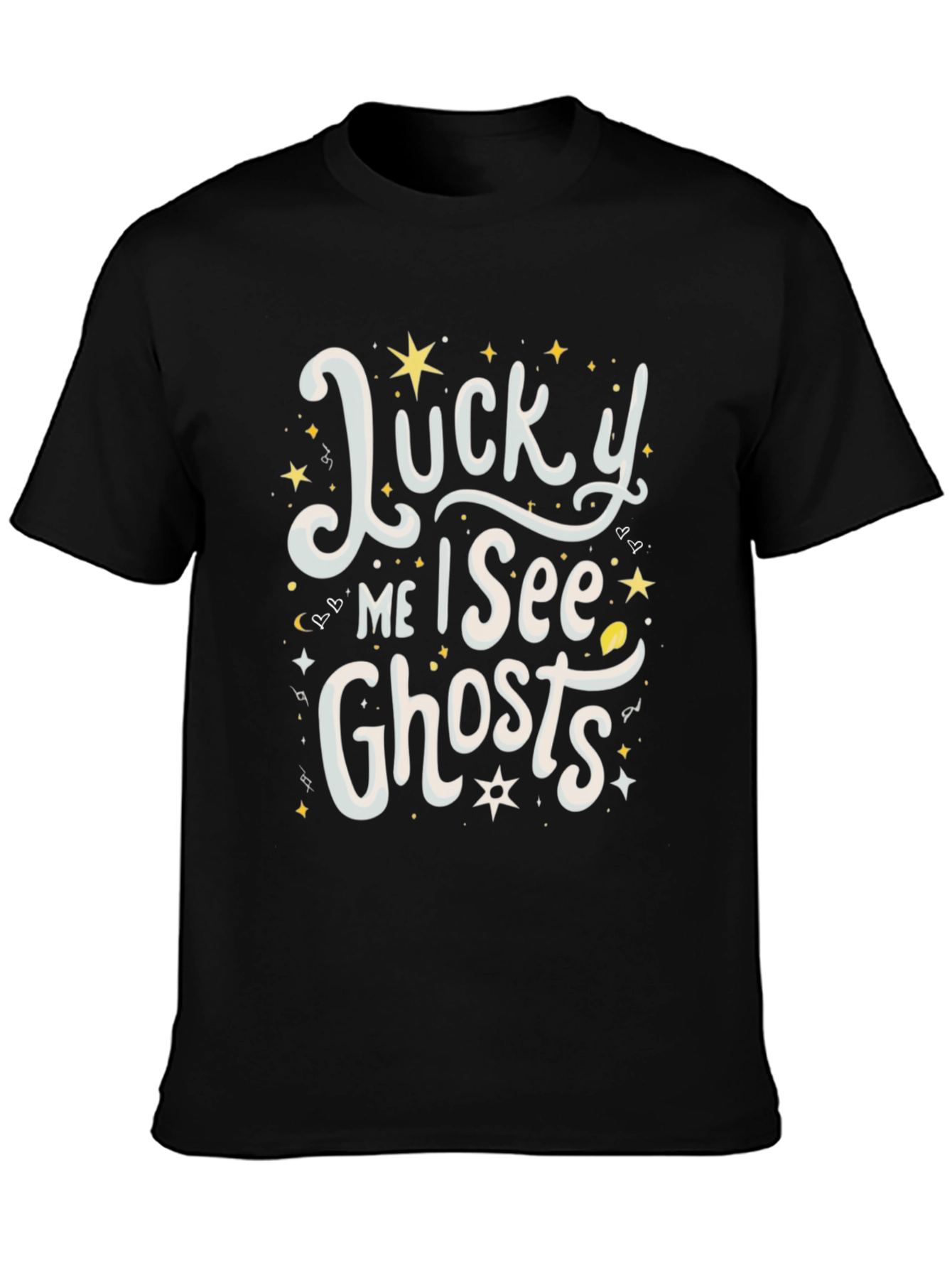 Lucky Me I See Ghosts T-Shirt Graphic Tee