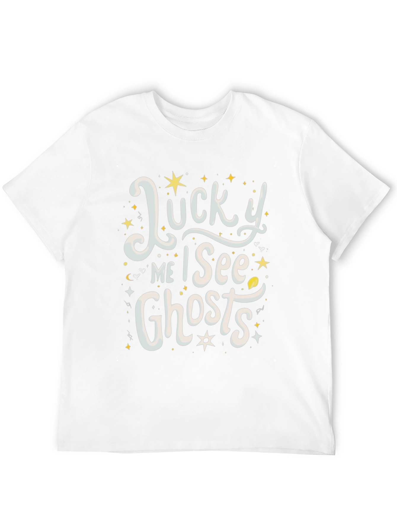 Lucky Me I See Ghosts T-Shirt Graphic Tee
