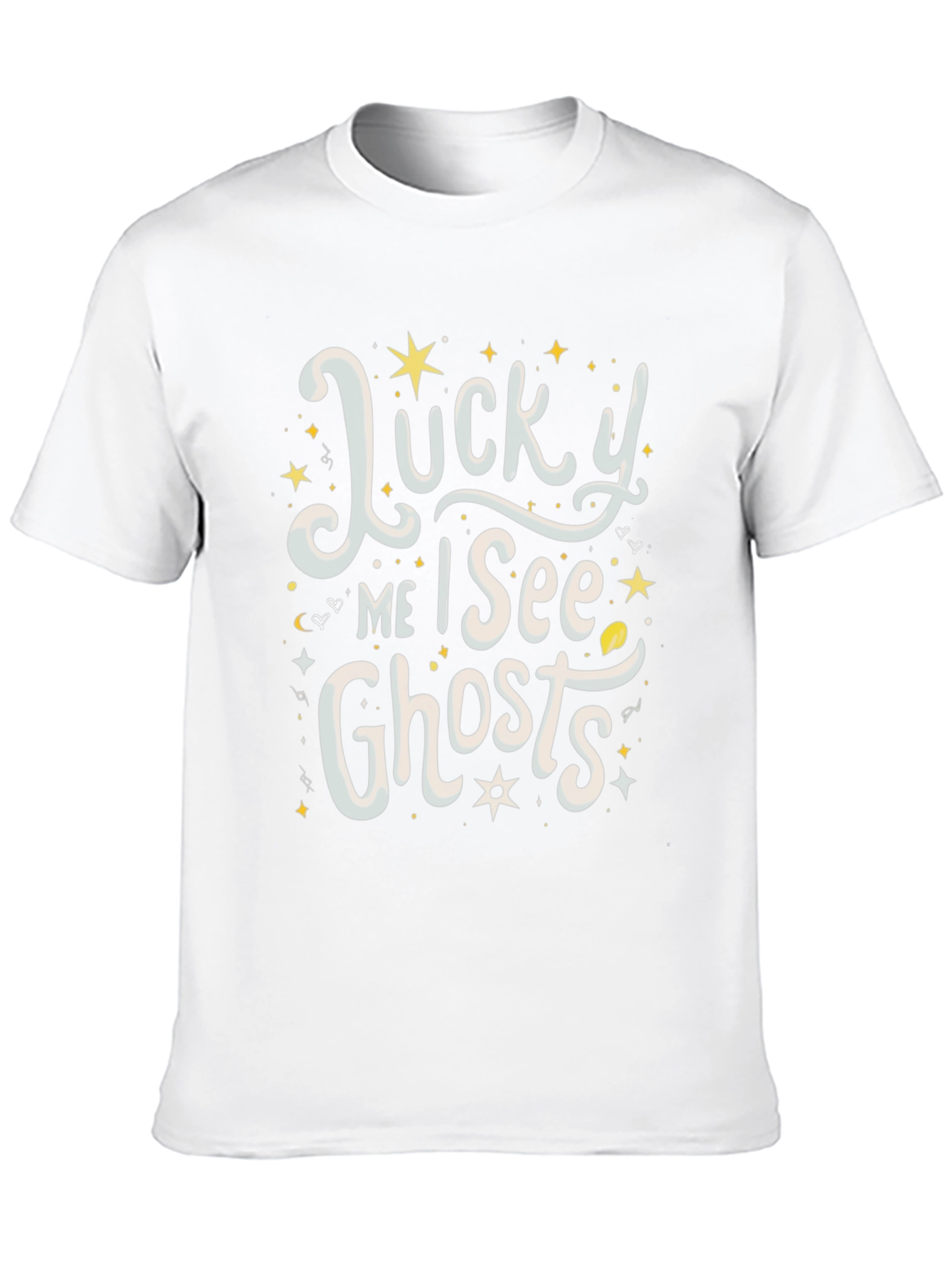 Lucky Me I See Ghosts T-Shirt Graphic Tee